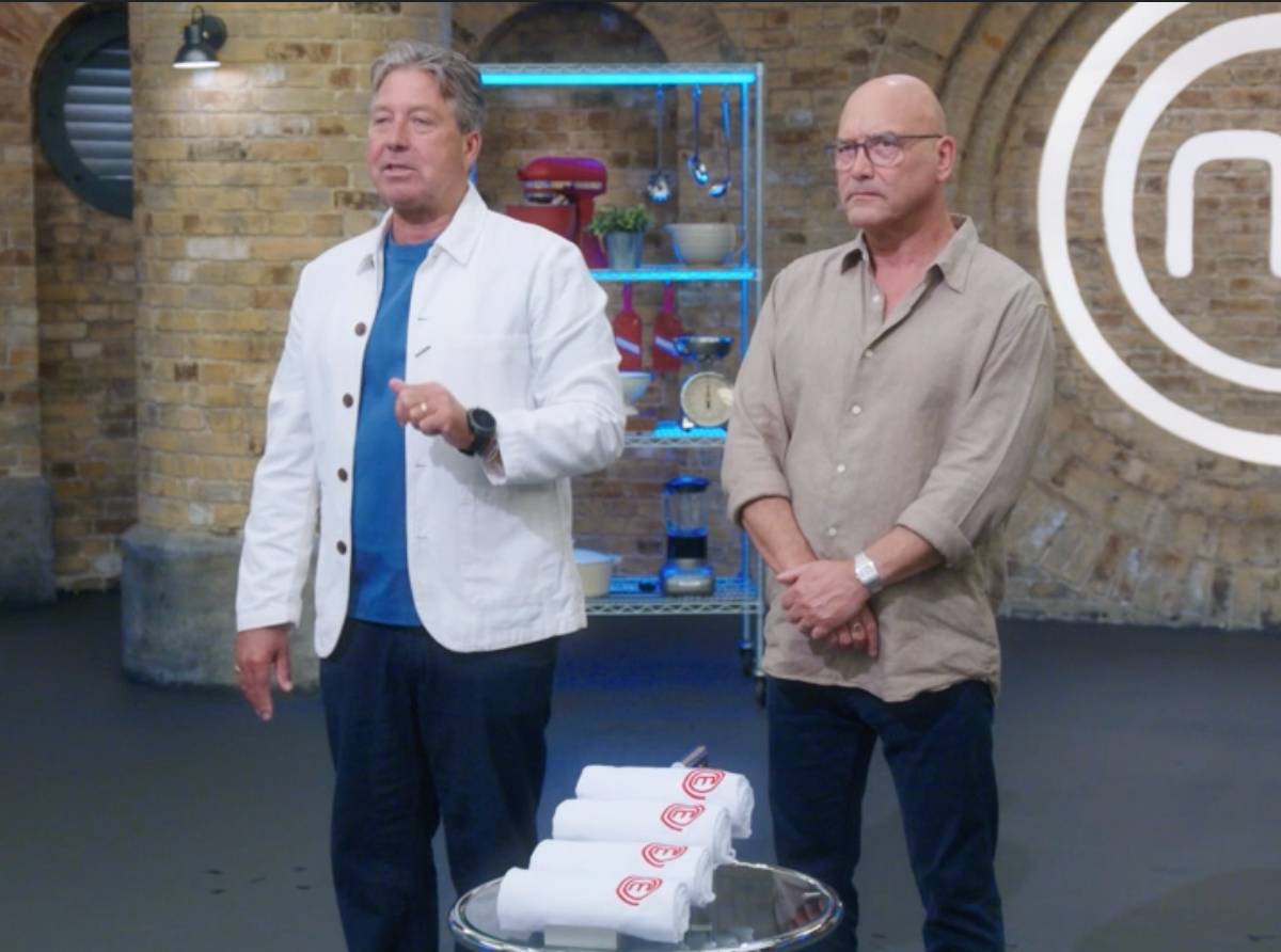 John Torode and Gregg Wallace on the 2025 series of 'Masterchef'