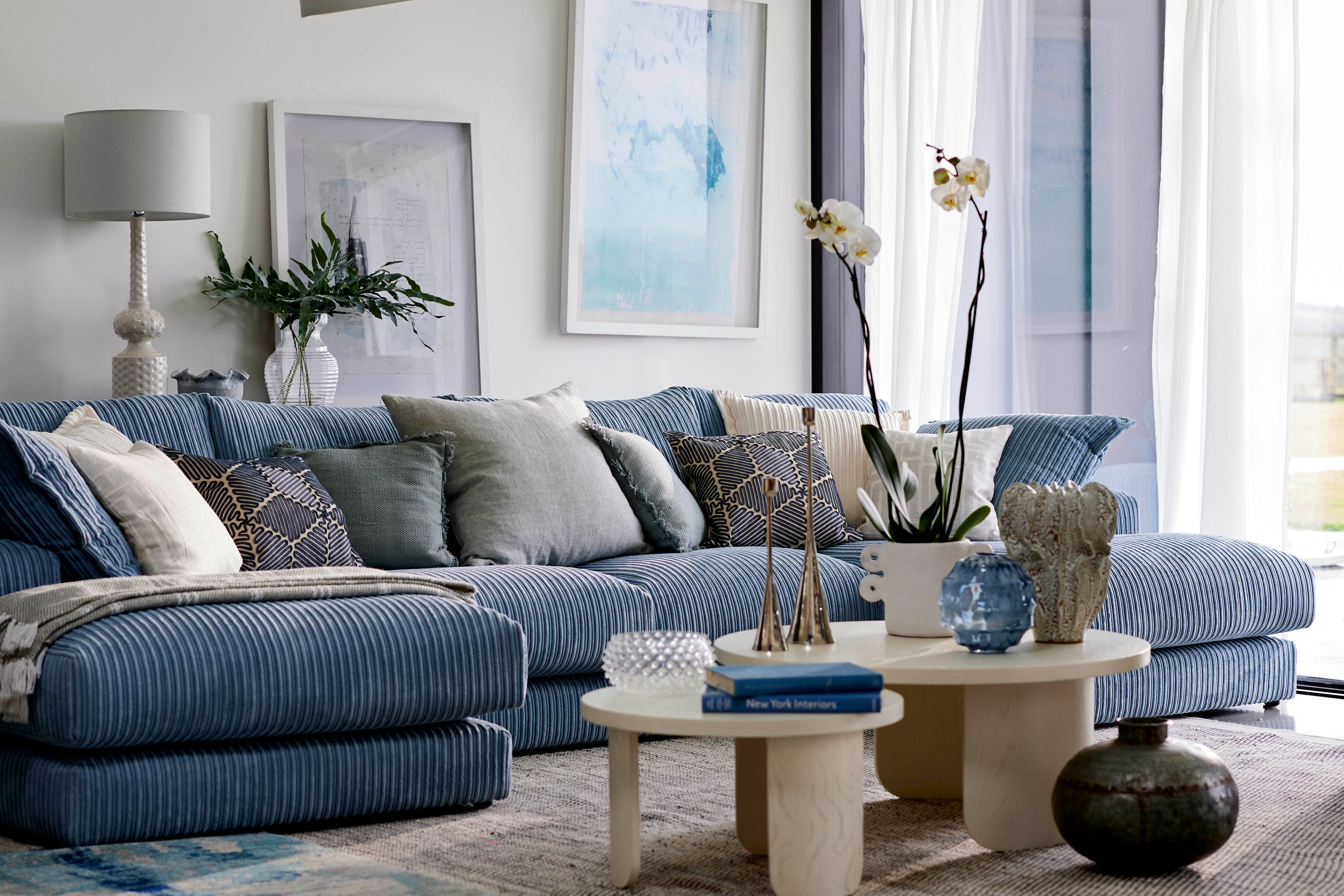 These cool hues pair well with neutrals (DFS/PA)