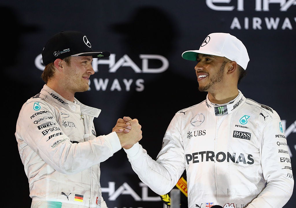 Rosberg and Hamilton made an at-times fractious pair at Mercedes