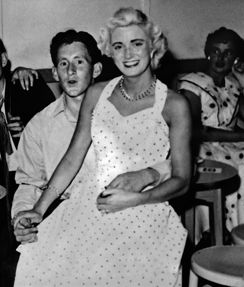 The real Ruth Ellis, with a friend, in 1950. She was hanged at Holloway Prison five years later