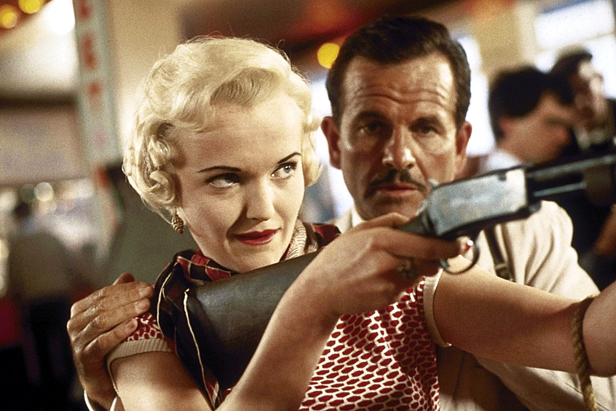 Killer looks: Miranda Richardson and Ian Holm in Mike Newell’s ‘Dance with a Stranger’