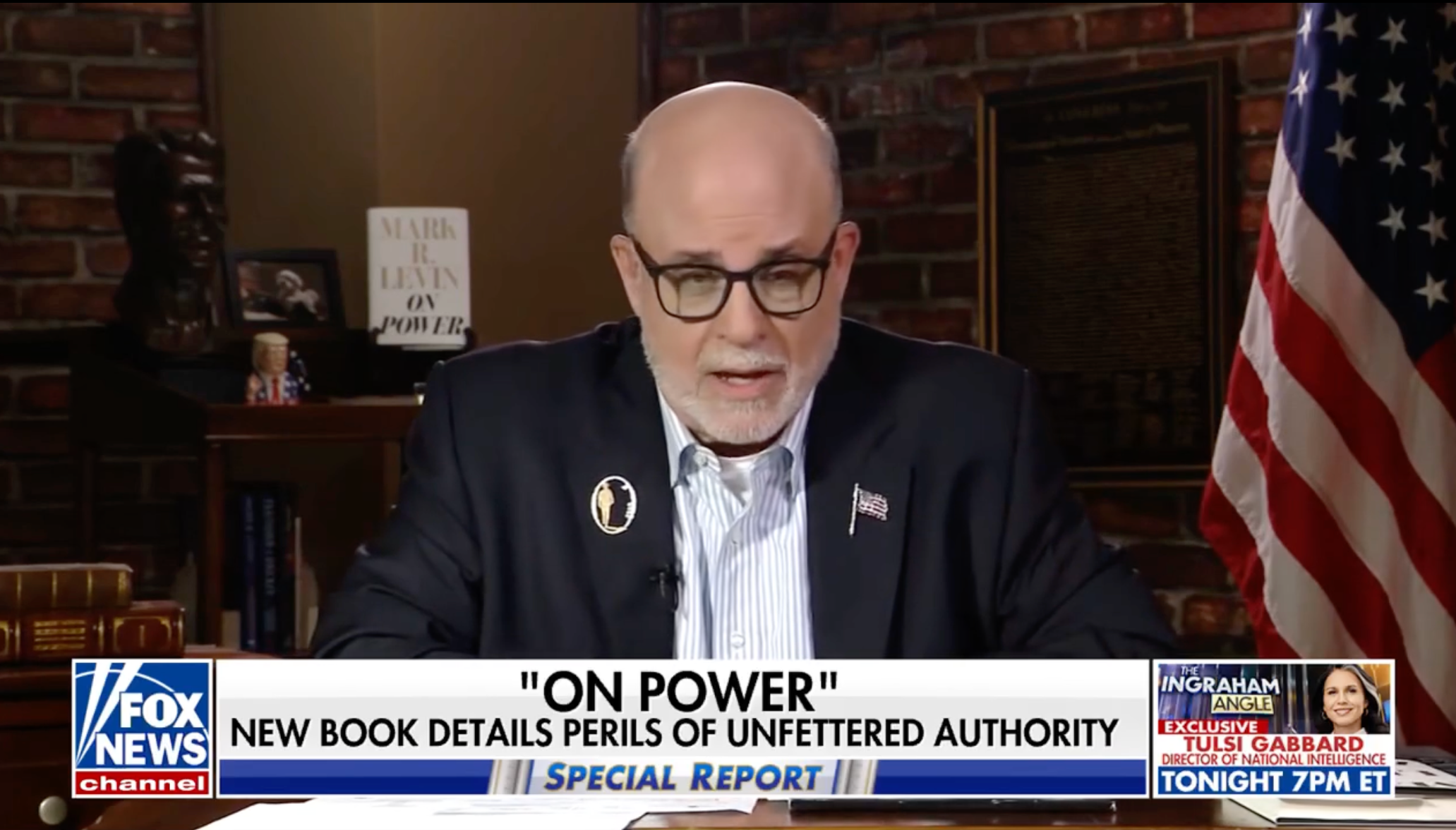 Fox News host Mark Levin called the Georgia Congresswoman a 'lunatic' amid her recent rift with the Republican party