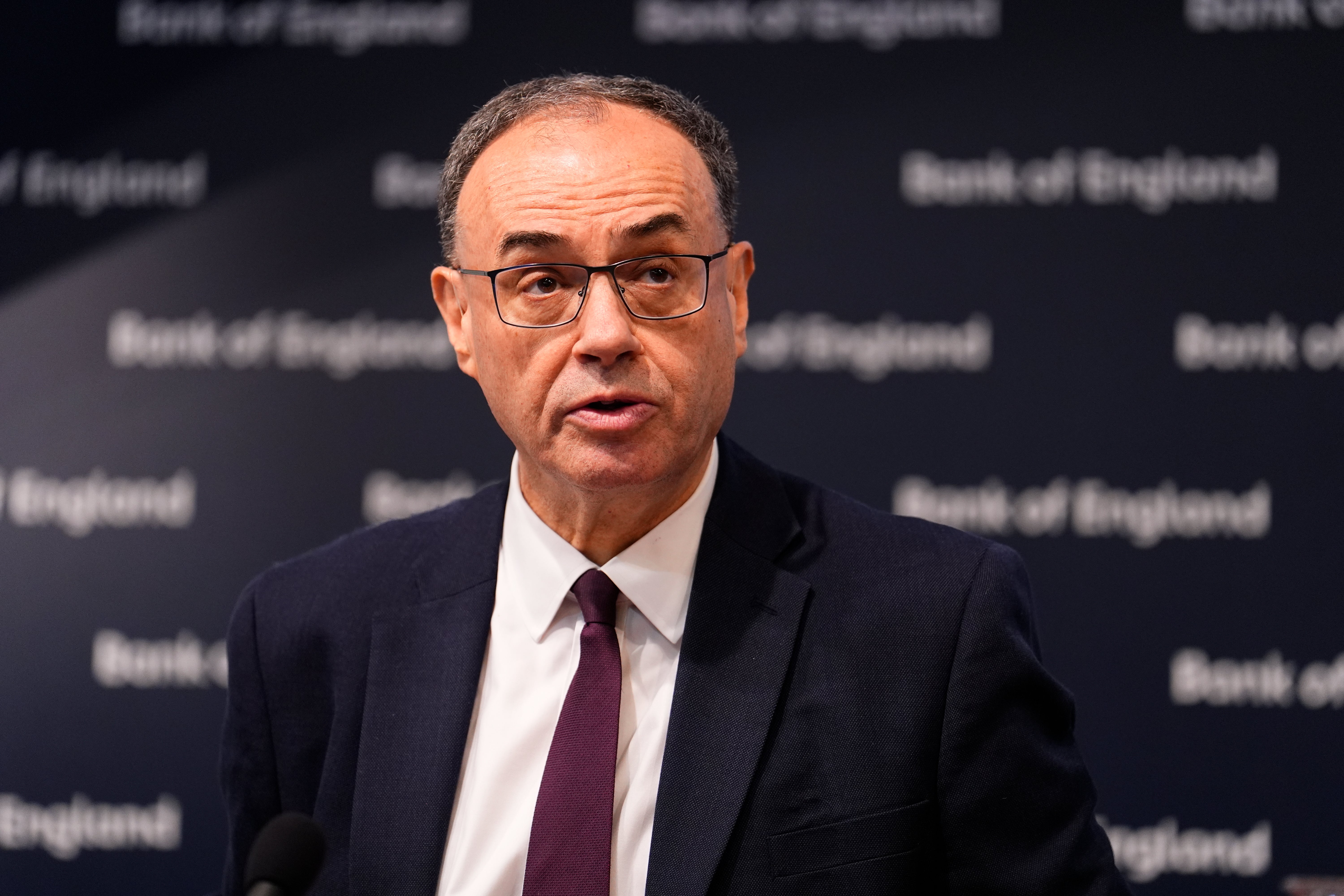 Andrew Bailey says the UK is ‘well at the bottom of the league table’