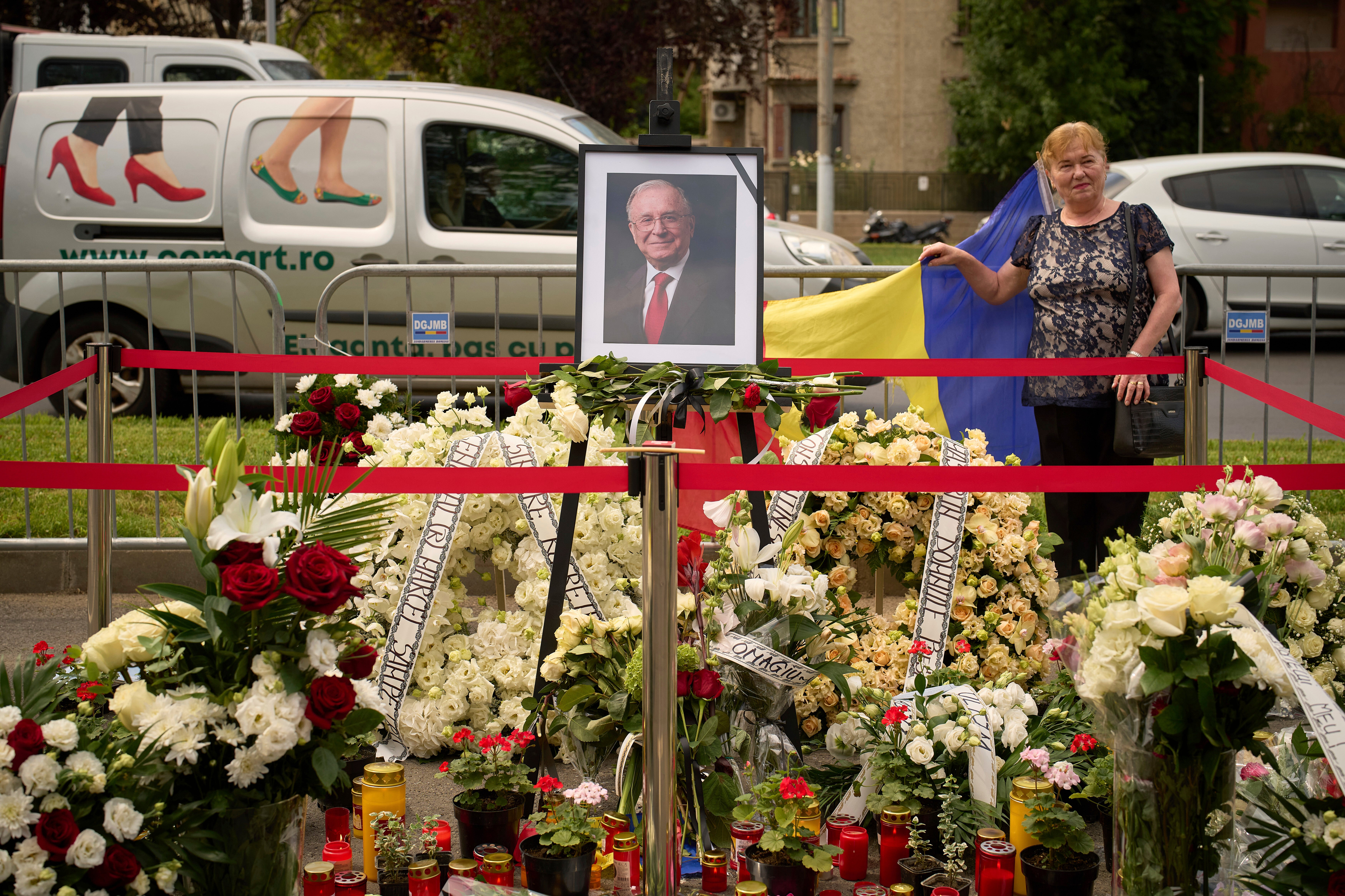 Romania Iliescu Funeral
