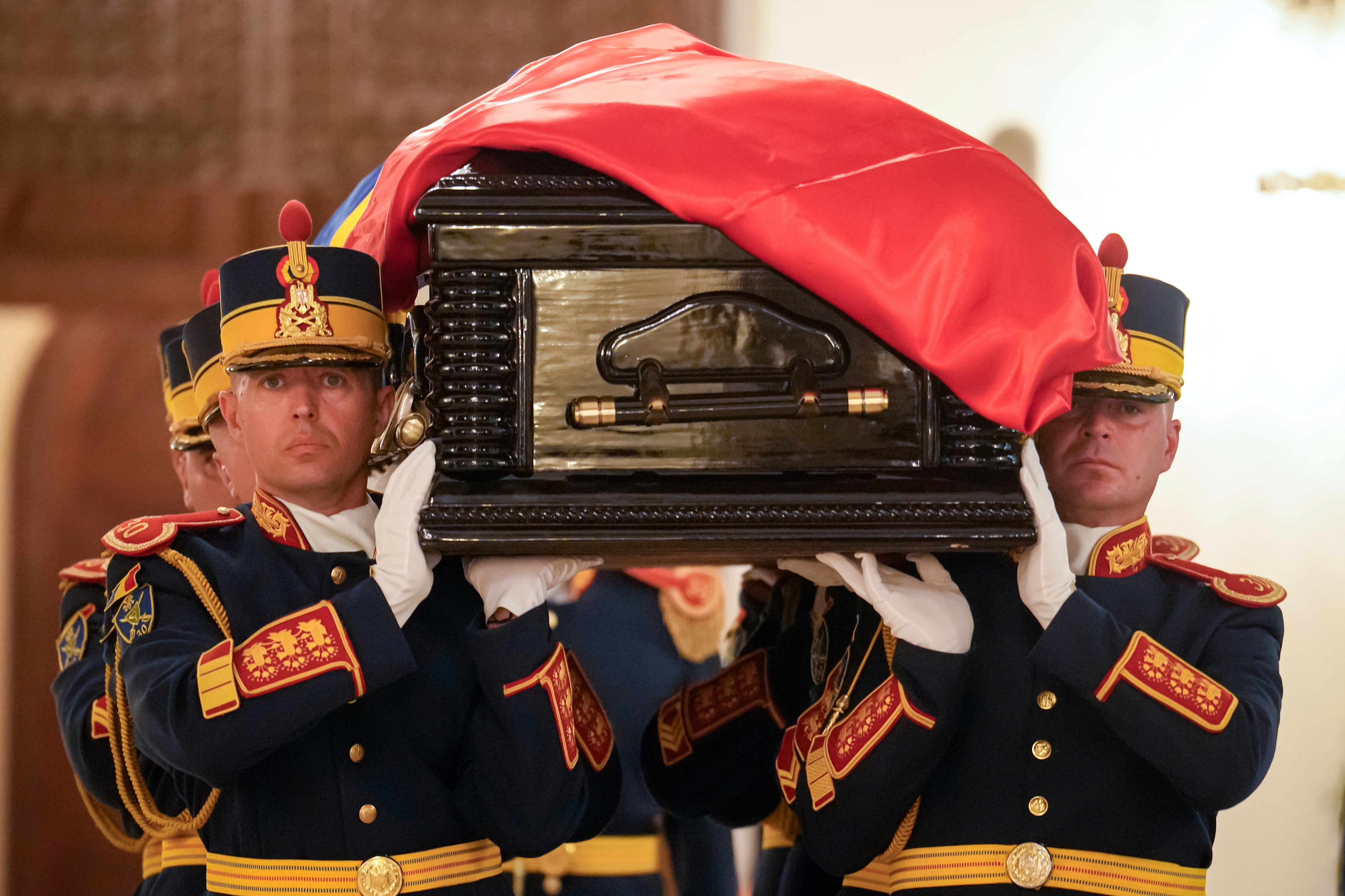 Romania Iliescu Funeral