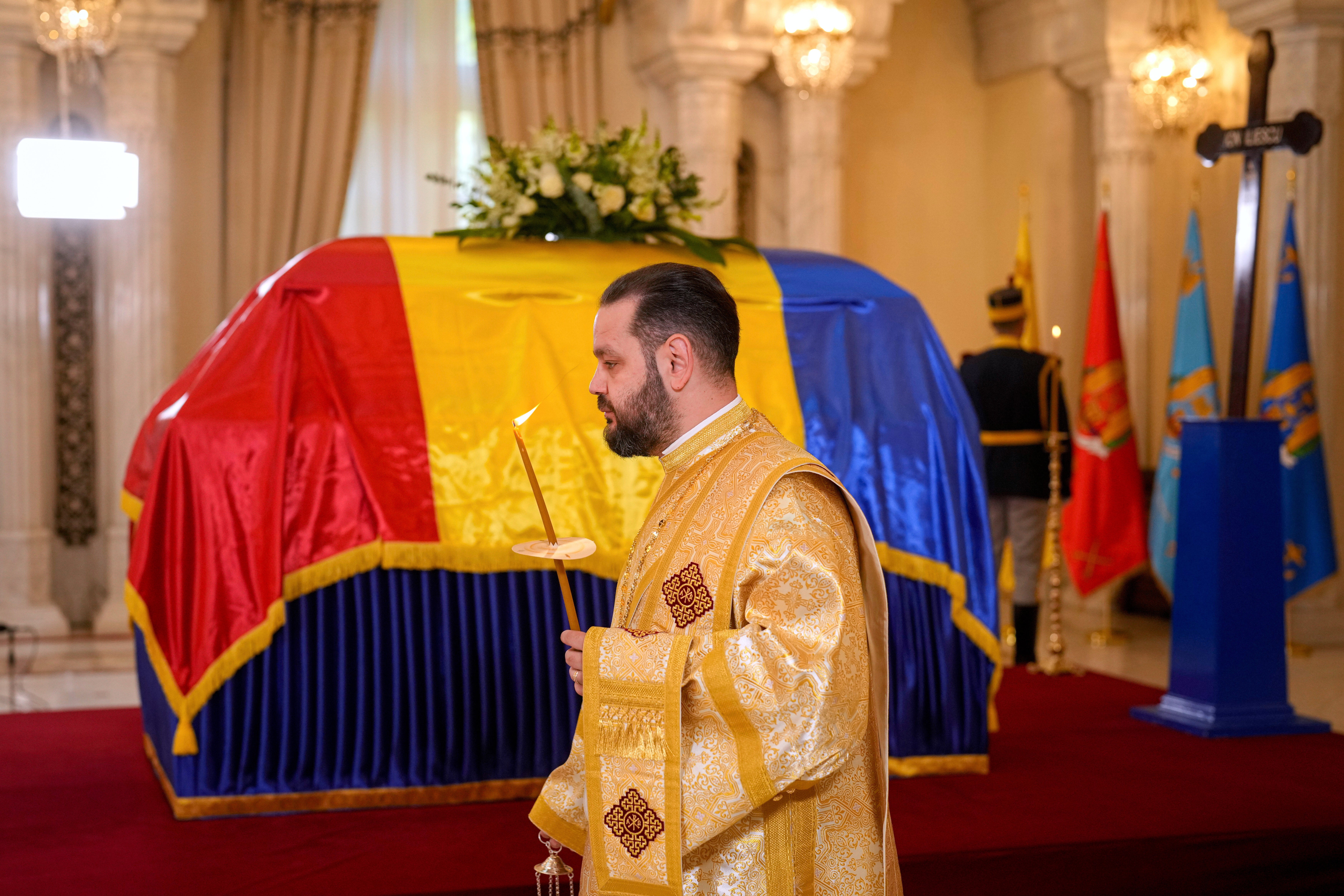 Romania Iliescu Funeral