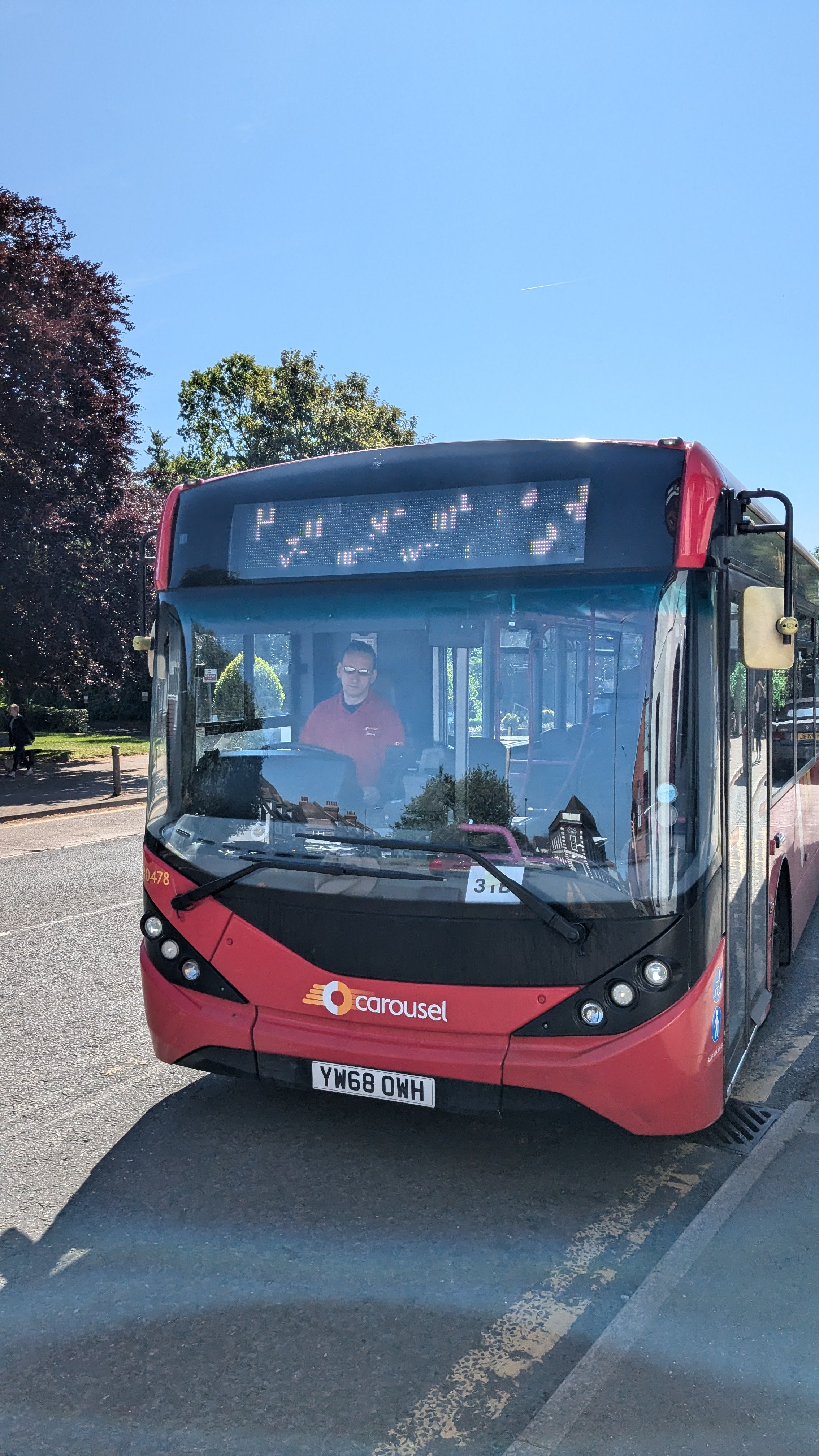 Gabriel took a No 31 bus from Beaconsfield to High Wycombe
