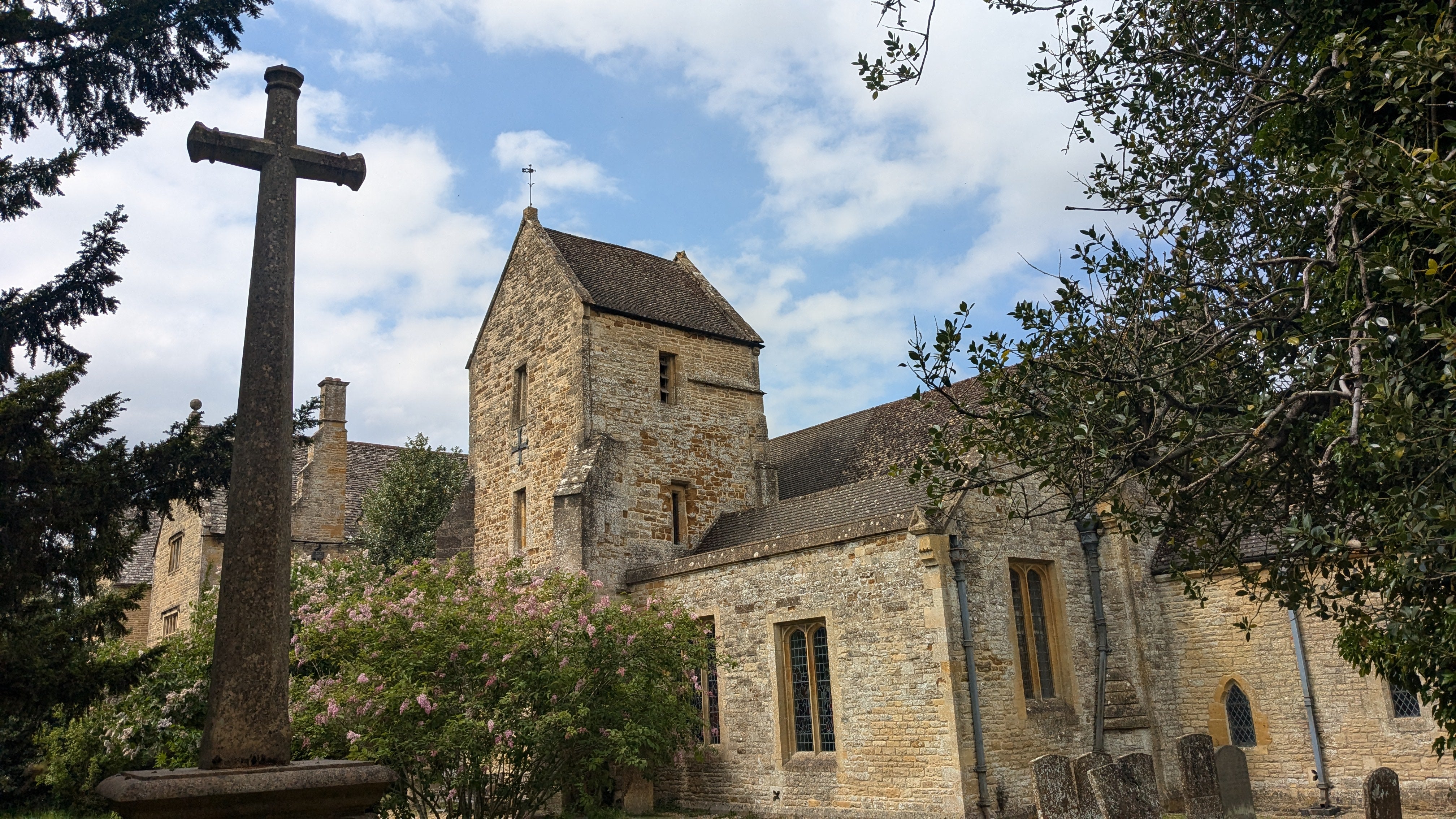 Writer Gabriel’s route allowed him to see a snapshot of village life and many beautiful churches, such as St Denys Church in Little Compton, Warwickshire
