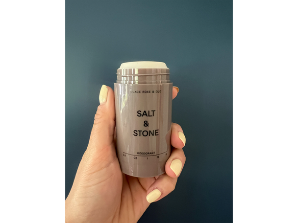 best womens deodorant IndyBest review Salt & Stone black rose and oud extra-strength aluminum-free deodorant
