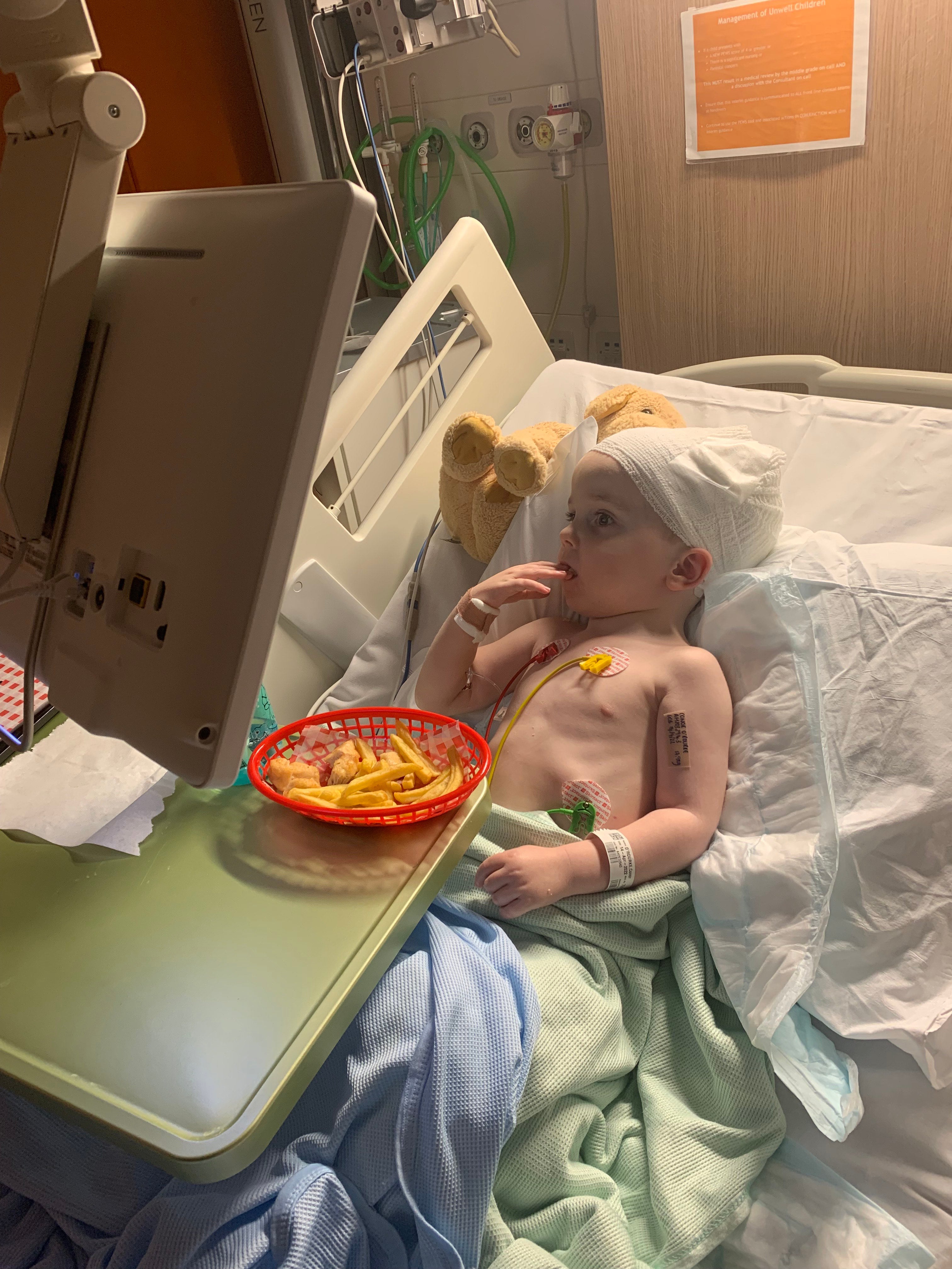 Specialists have used a new technique to save the life of Conor and his surgeon remarked the boy is now considered "99 per cent cured" and has become a "different child"