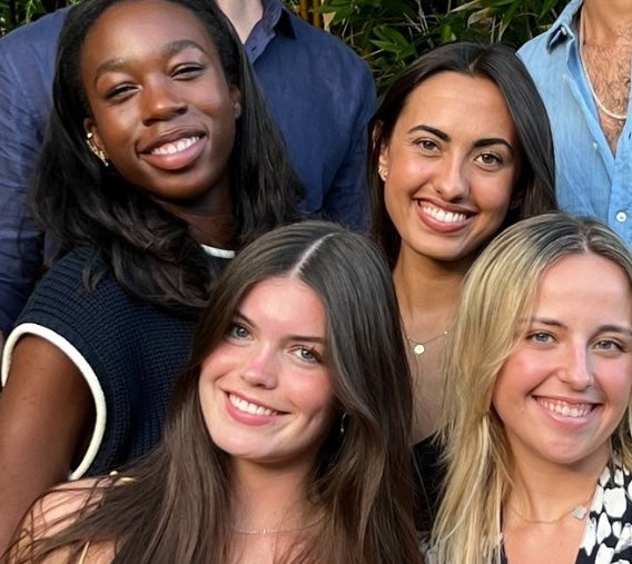 Pepperdine University students Deslyn Williams (top left), Asha Weir (top right) Niamh Rolston (bottom left) and Peyton Stewart (bottom right) were killed in the crash on October 17, 2023.