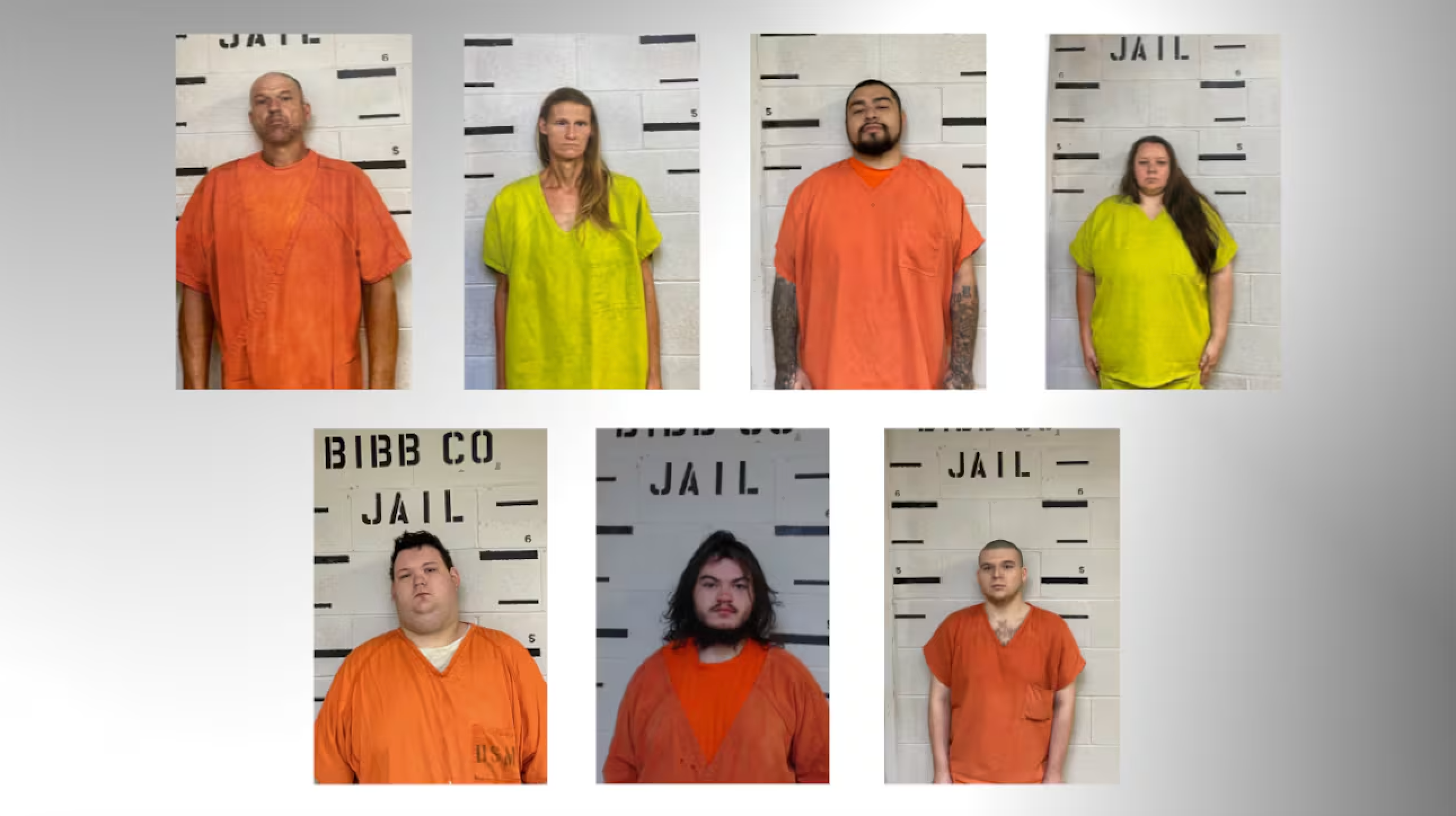 Left to right (top): Ricky Terrell, Sara Terrell, Andres Trejo-Velazquez, Rebecca Brewer. Left to right (bottom): William McElroy Chase, Timothy St. John, and Dalton Terrell.