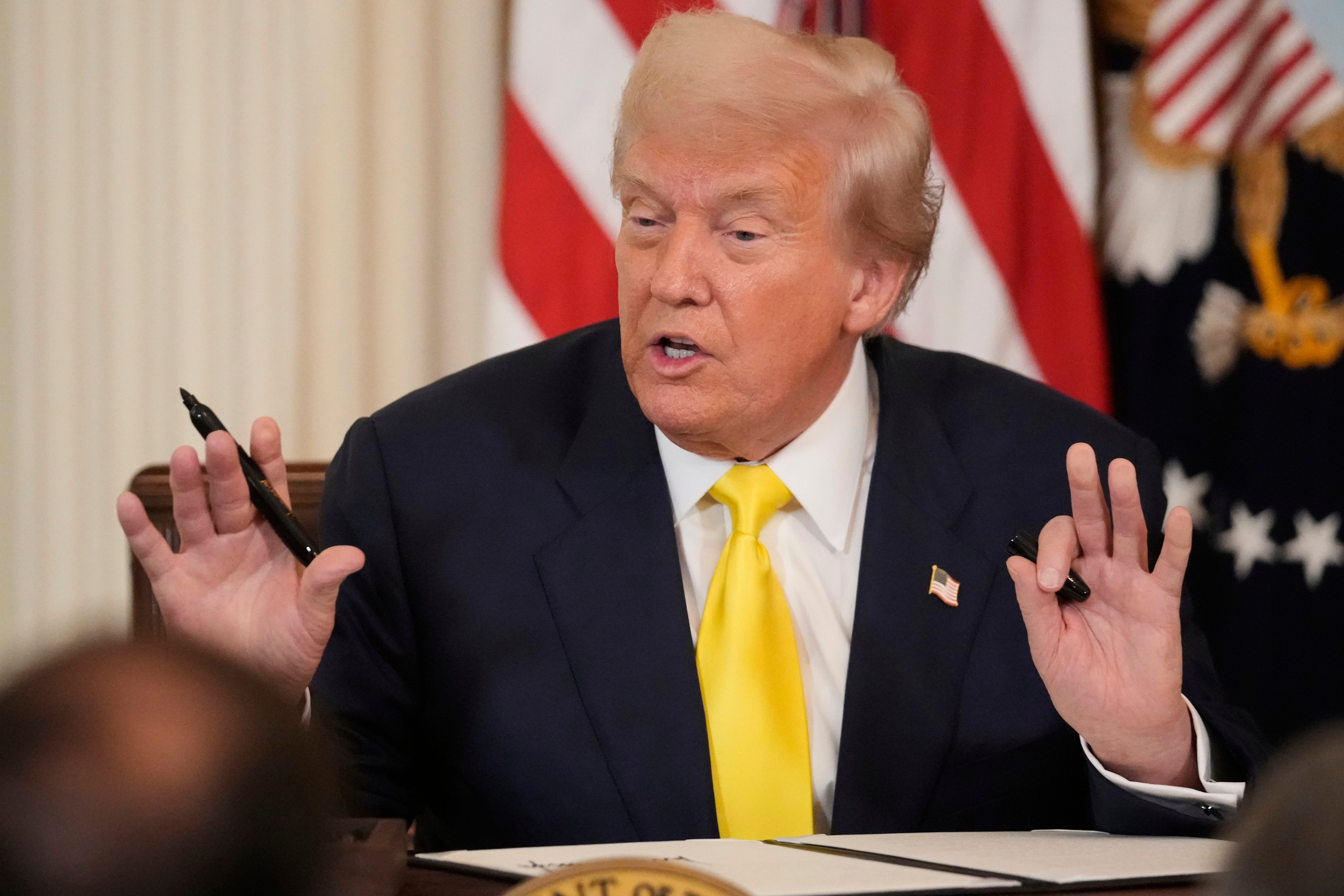 President Donald Trump has signed a new order demanding colleges turn over admission data.