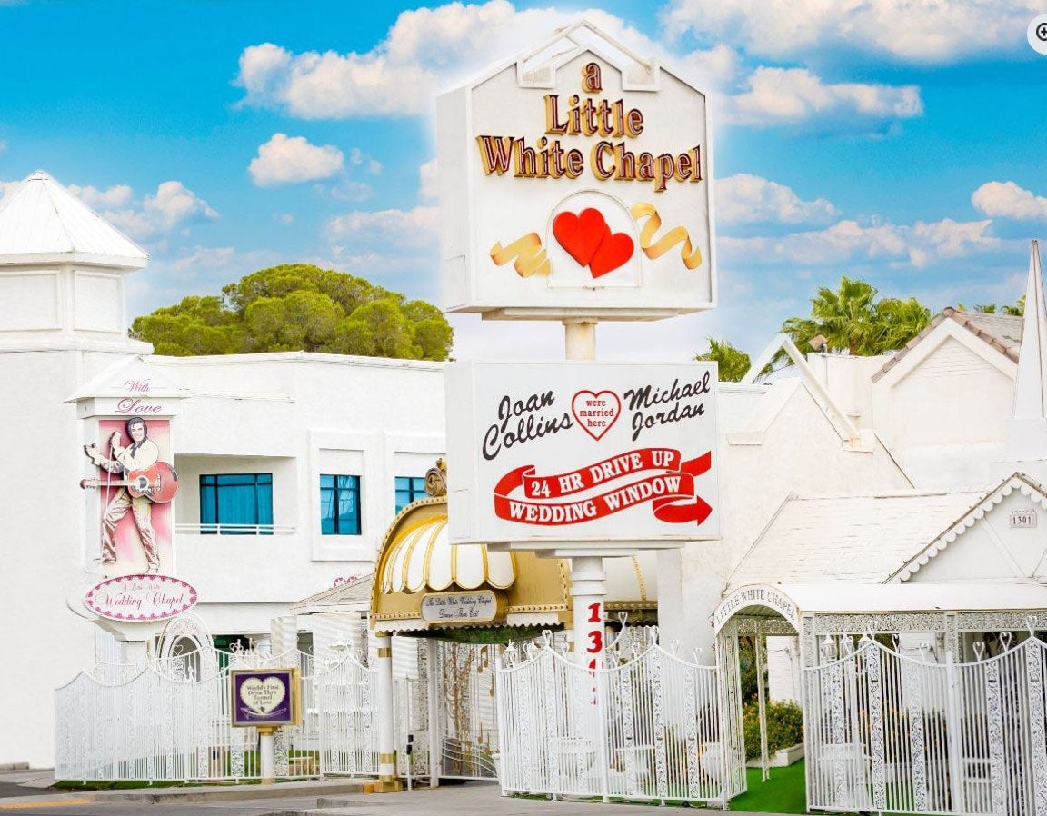 Little White Wedding Chapel in Las Vegas