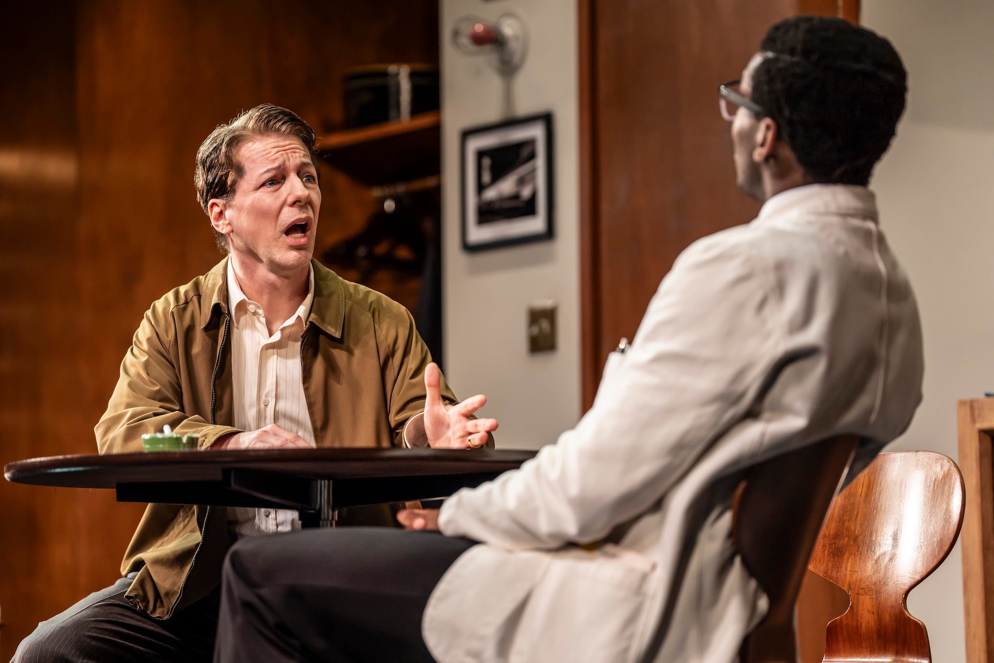 <p>Sean Hayes plays troubled pianist-raconteur Oscar Levant</p>