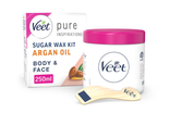 Best at home waxing kit IndyBest review Veet pure inspiration hot sugar wax with argan oil