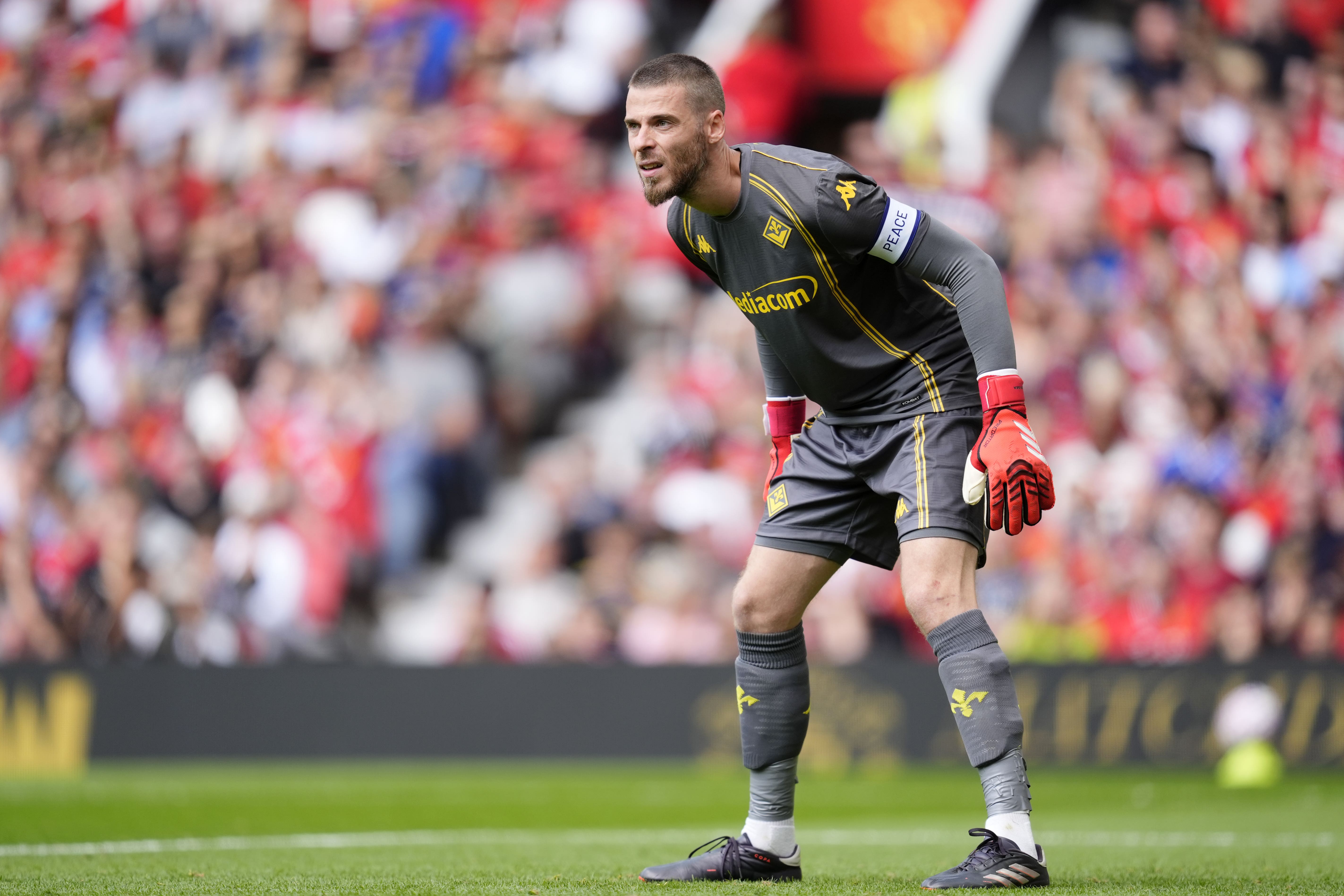 David De Gea enjoyed an emotional return to Old Trafford (Nick Potts/PA).