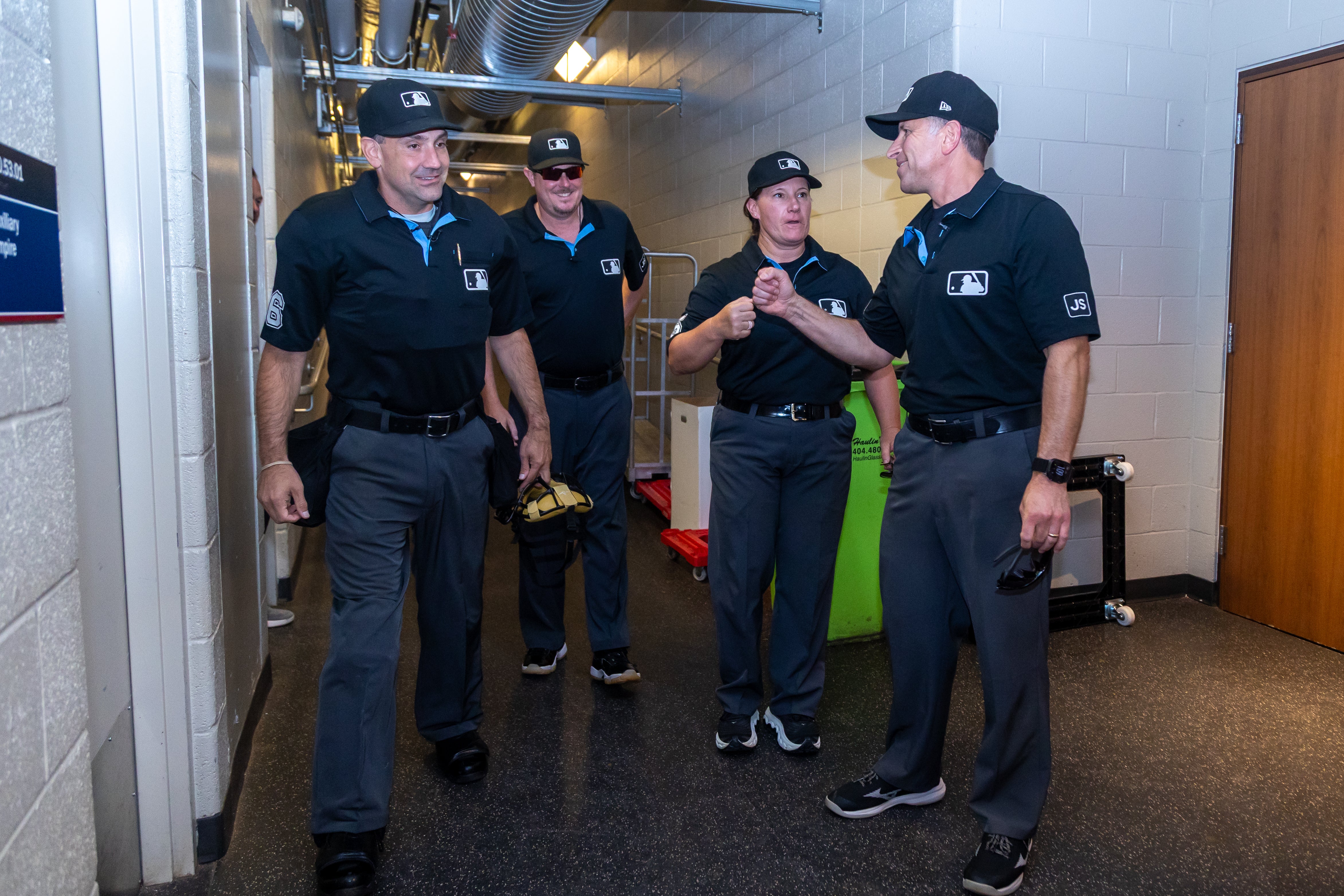 Pawol will umpire Saturday's double header as well as Sunday's series finale