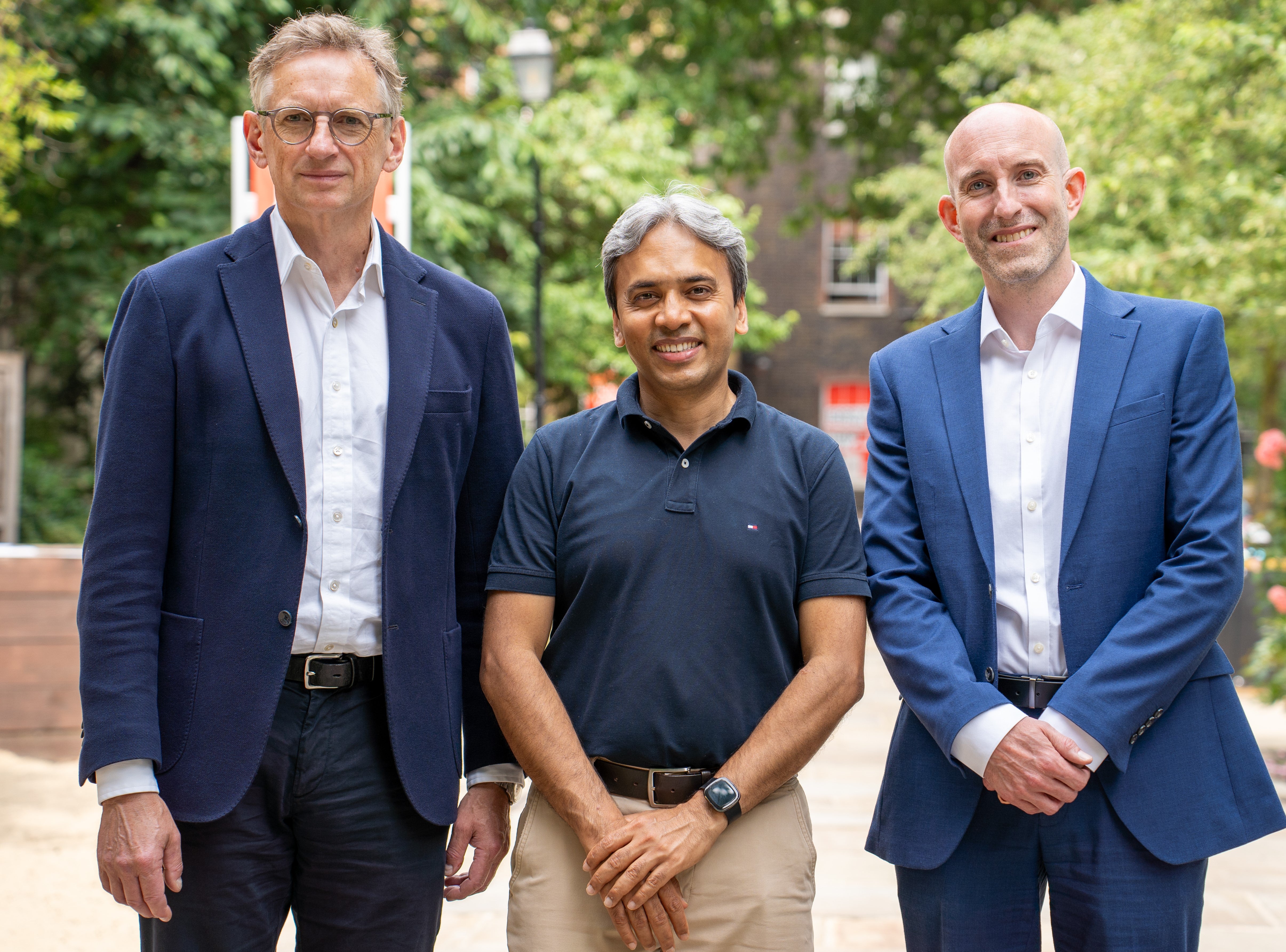 From left: Scientists James Spicer, Miraz Rahman and James Arnold