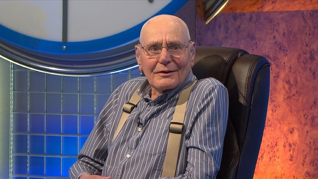 96-year-old former RAF corporal Donald Elsom who has become the oldest contestant in Countdown history