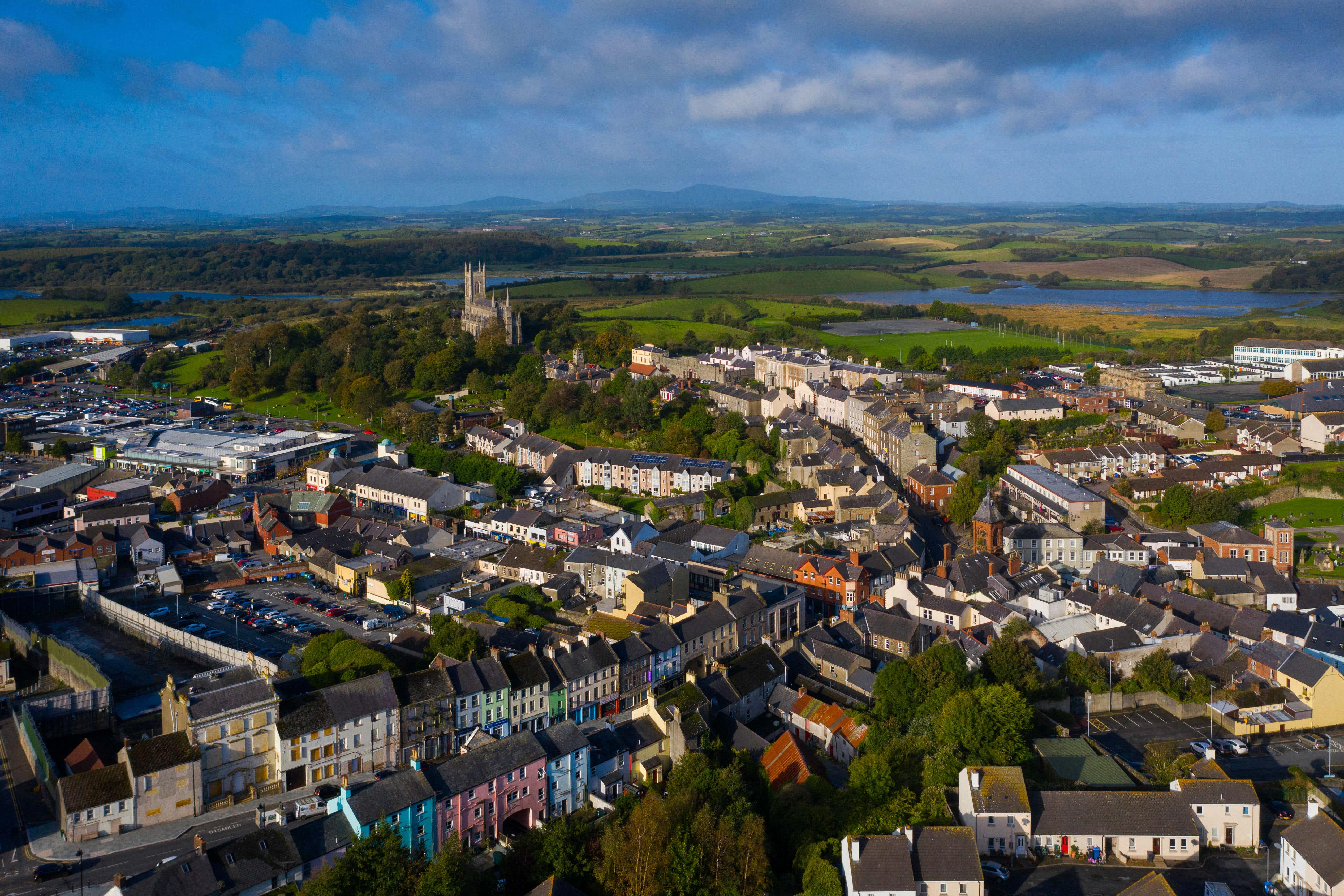 The incident happened in Downpatrick on Sunday morning