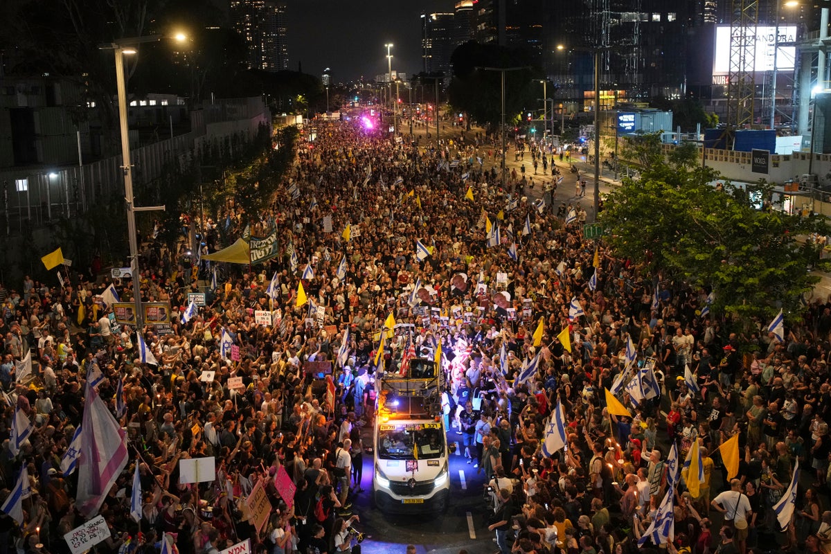 ‘Not in our name’: Fury grows in Israel over Netanyahu’s defiant bid to ‘finish the job’ in Gaza