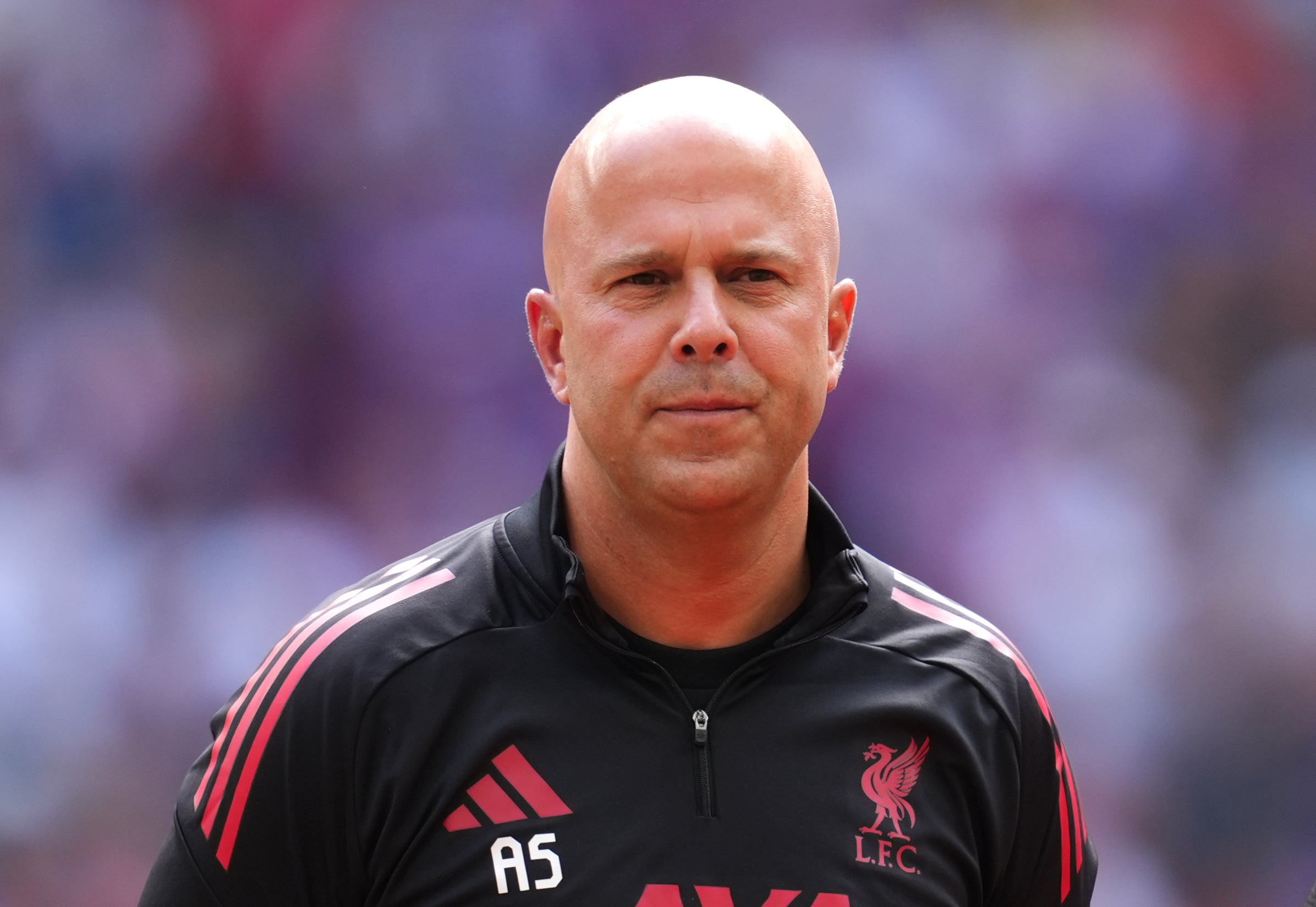 Arne Slot praised his players for the way they have dealt with the tragedy