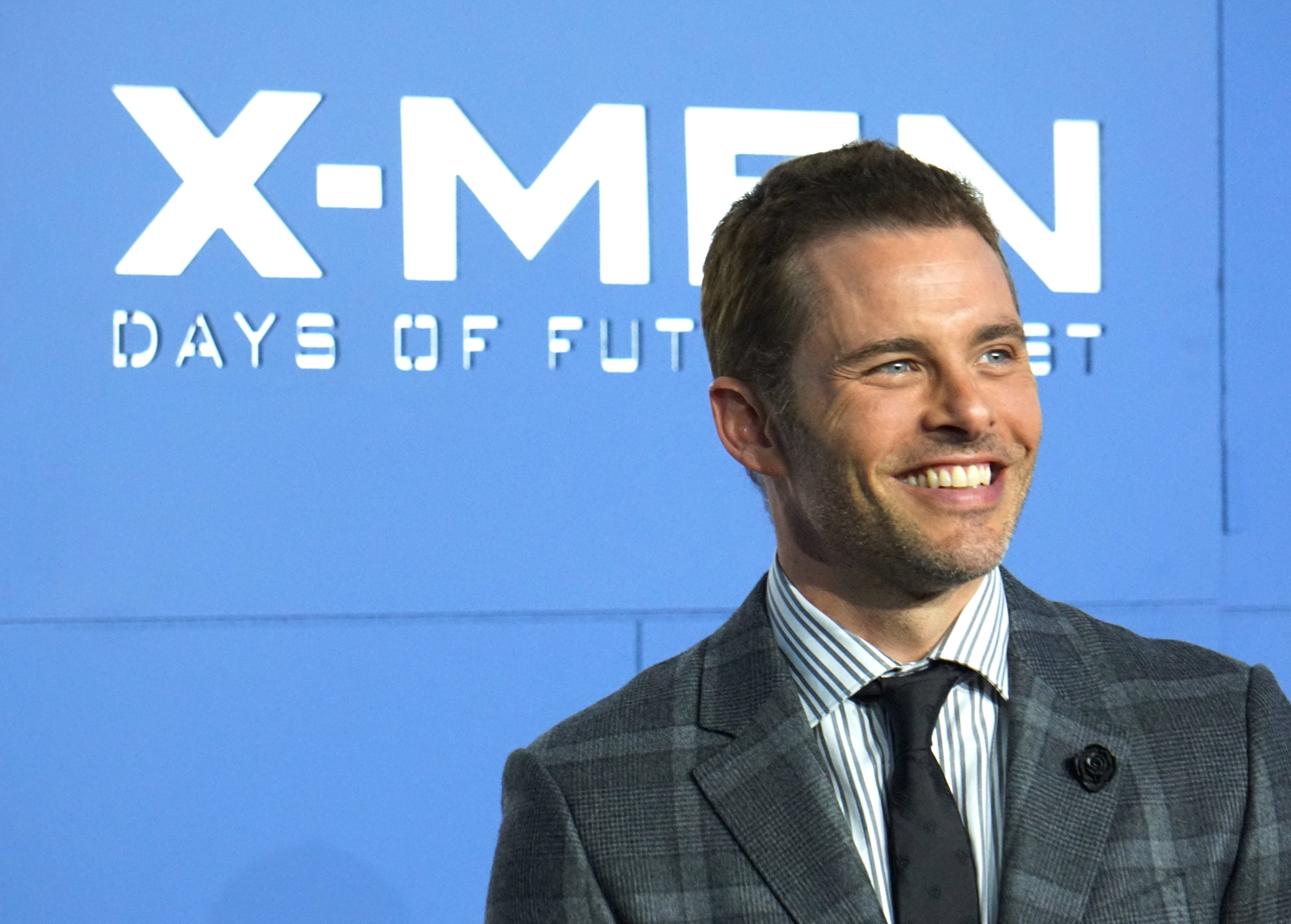 James Marsden at the premiere of 'X-Men: Days Of Future Past' in New York in May 2014