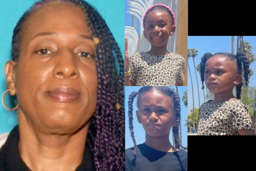 Police are searching for a California babysitter after she and the three young children she was watching were last seen on Friday.