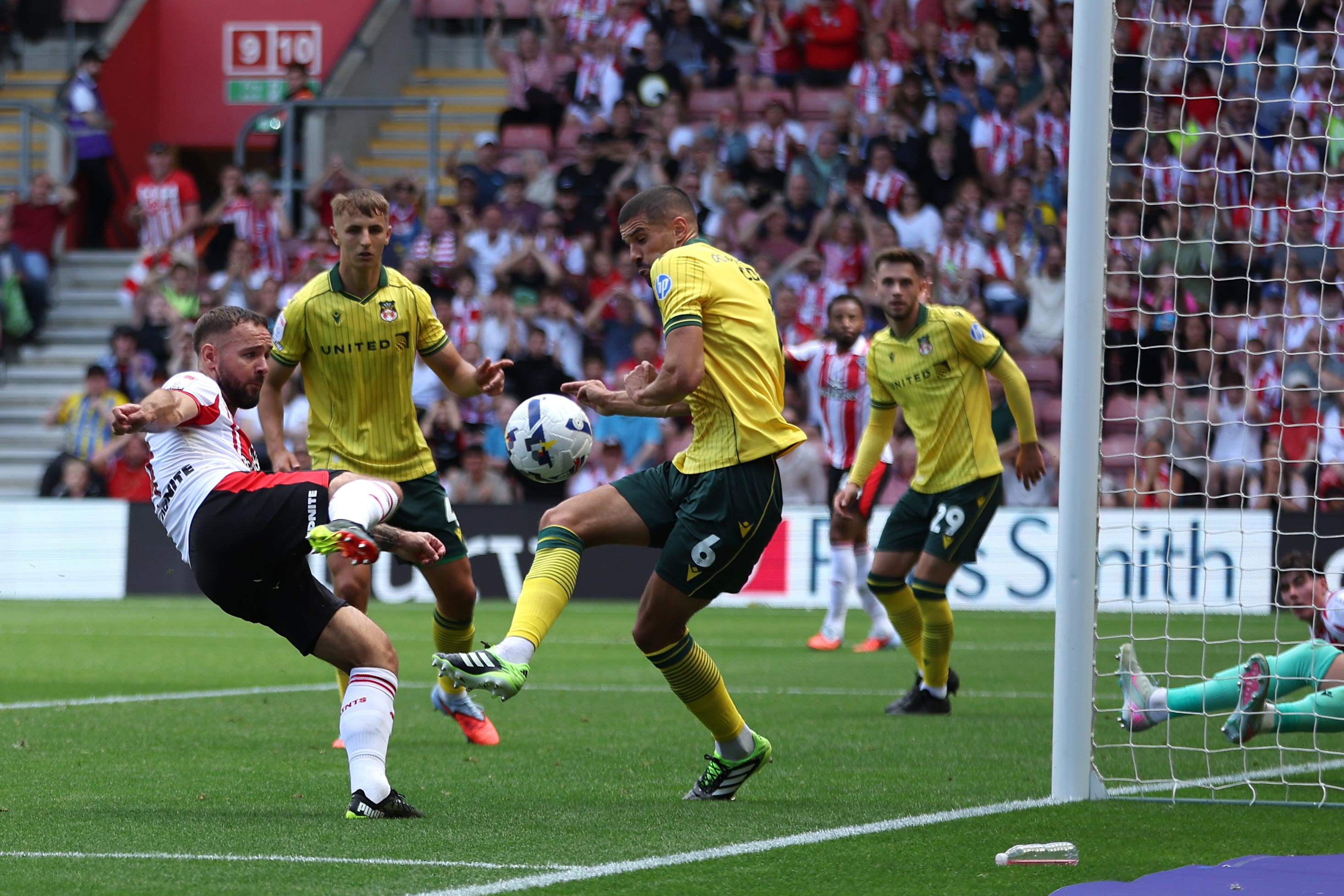 Conor Coady (right) says Wrexham plan to make life difficult for Championship teams on their return to the second tier (Steven Paston/PA)