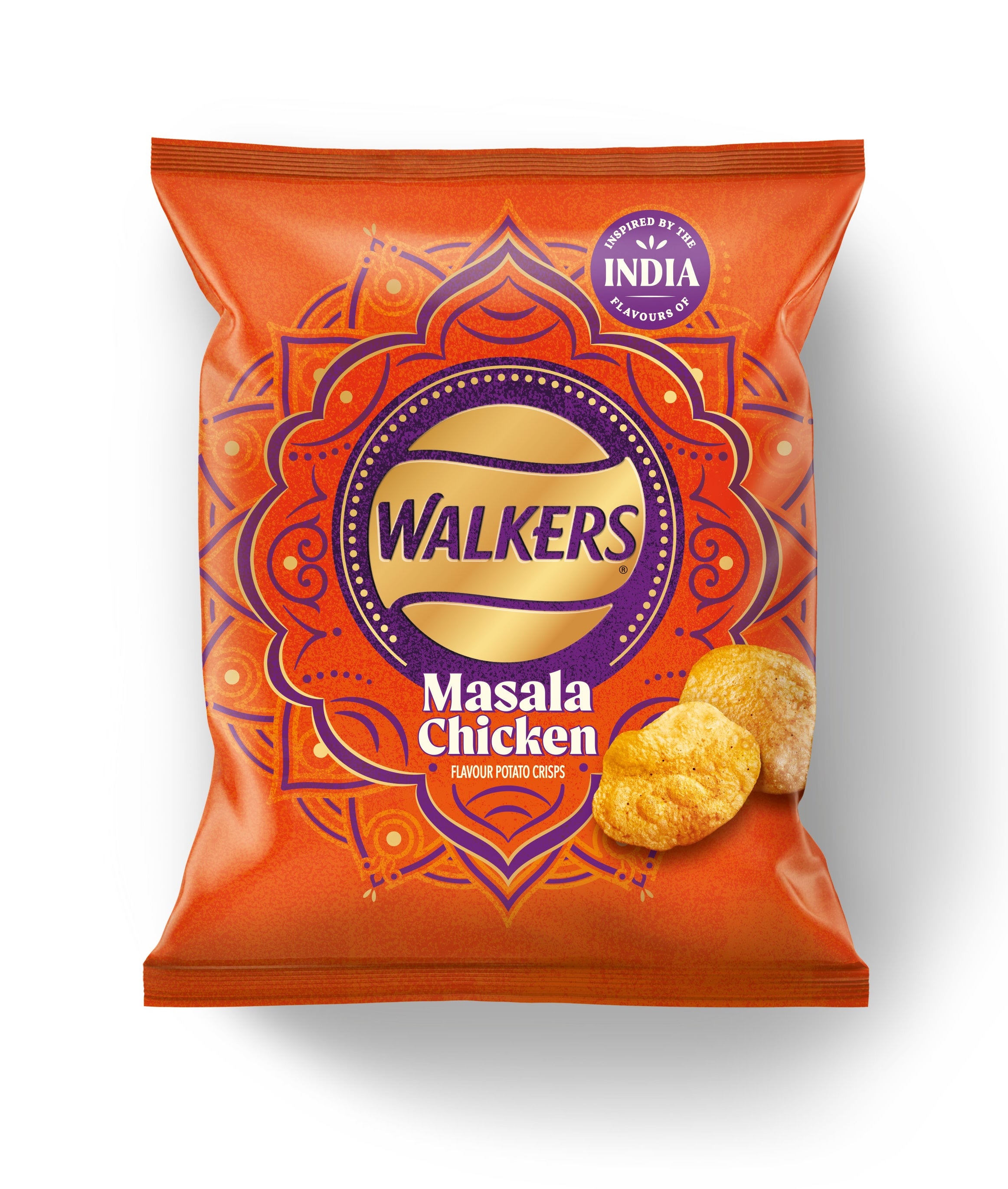 Walkers describes its new Masala Chicken flavour as having a “rich and spicy taste”
