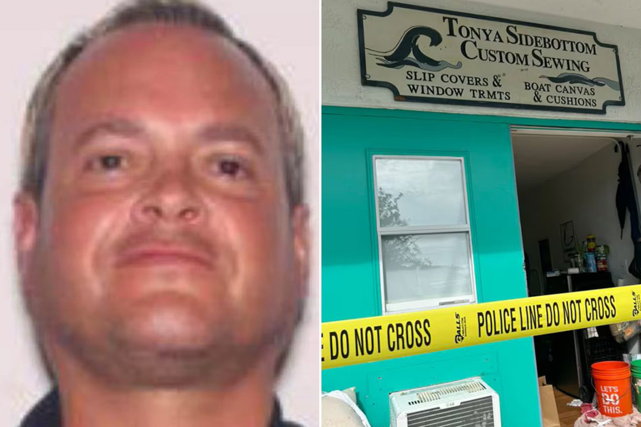 Javier Saenz has been charged with murdering his girlfriend at her sewing business