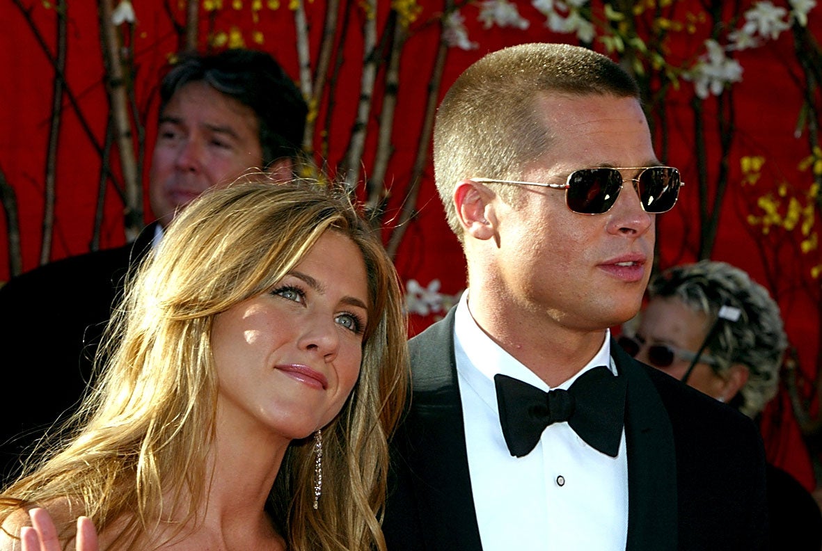 In a new interview, Jennifer Aniston admitted that she speaks to Gwyneth Paltrow about Brad Pitt, who was romantically linked to both actresses at one point.