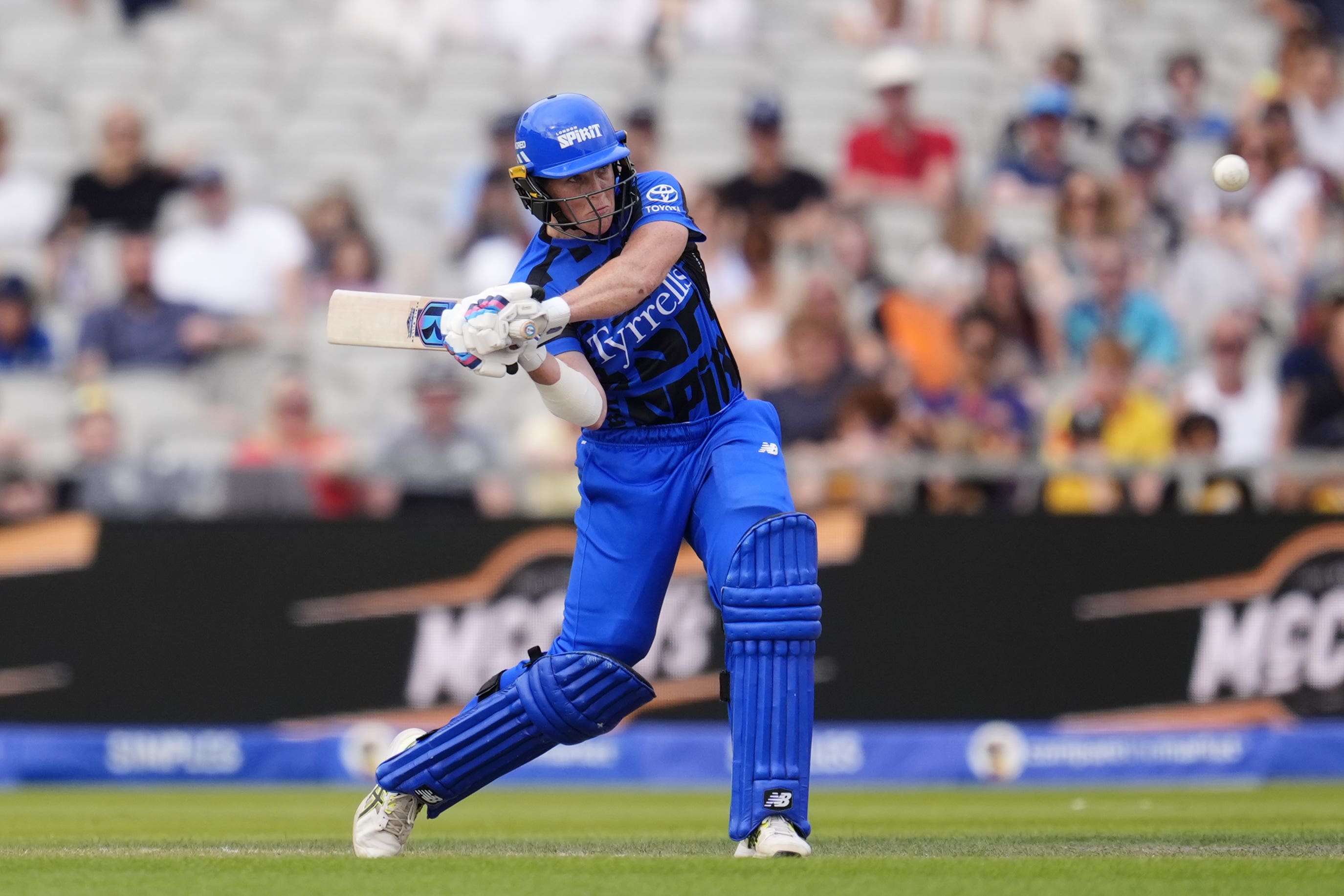 London Spirit’s Grace Harris scored a half-century in their victory over Manchester Originals (Nick Potts/PA)