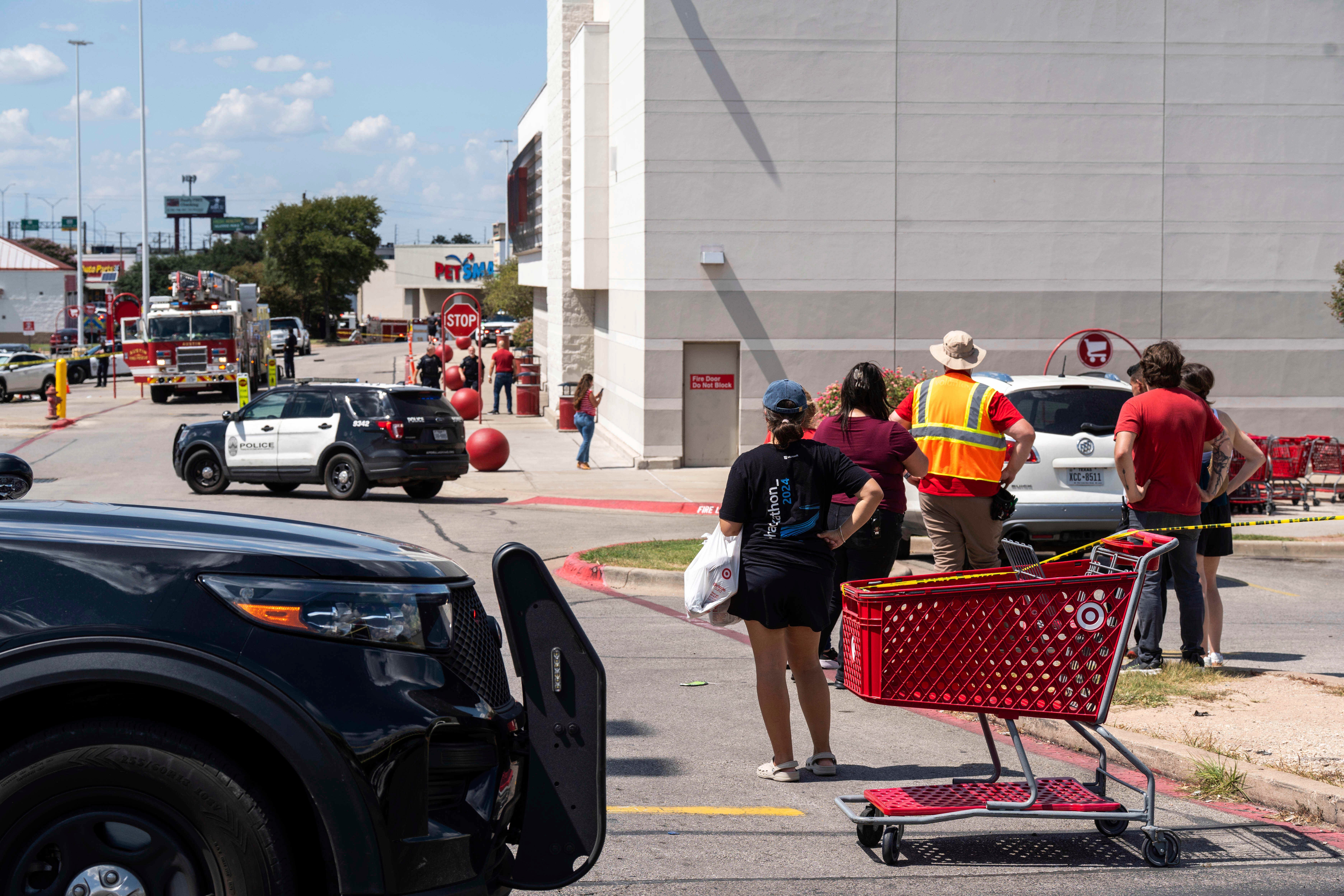 Three dead and suspect with ‘mental health history’ in custody after ‘active shooter’ at Target store in Texas