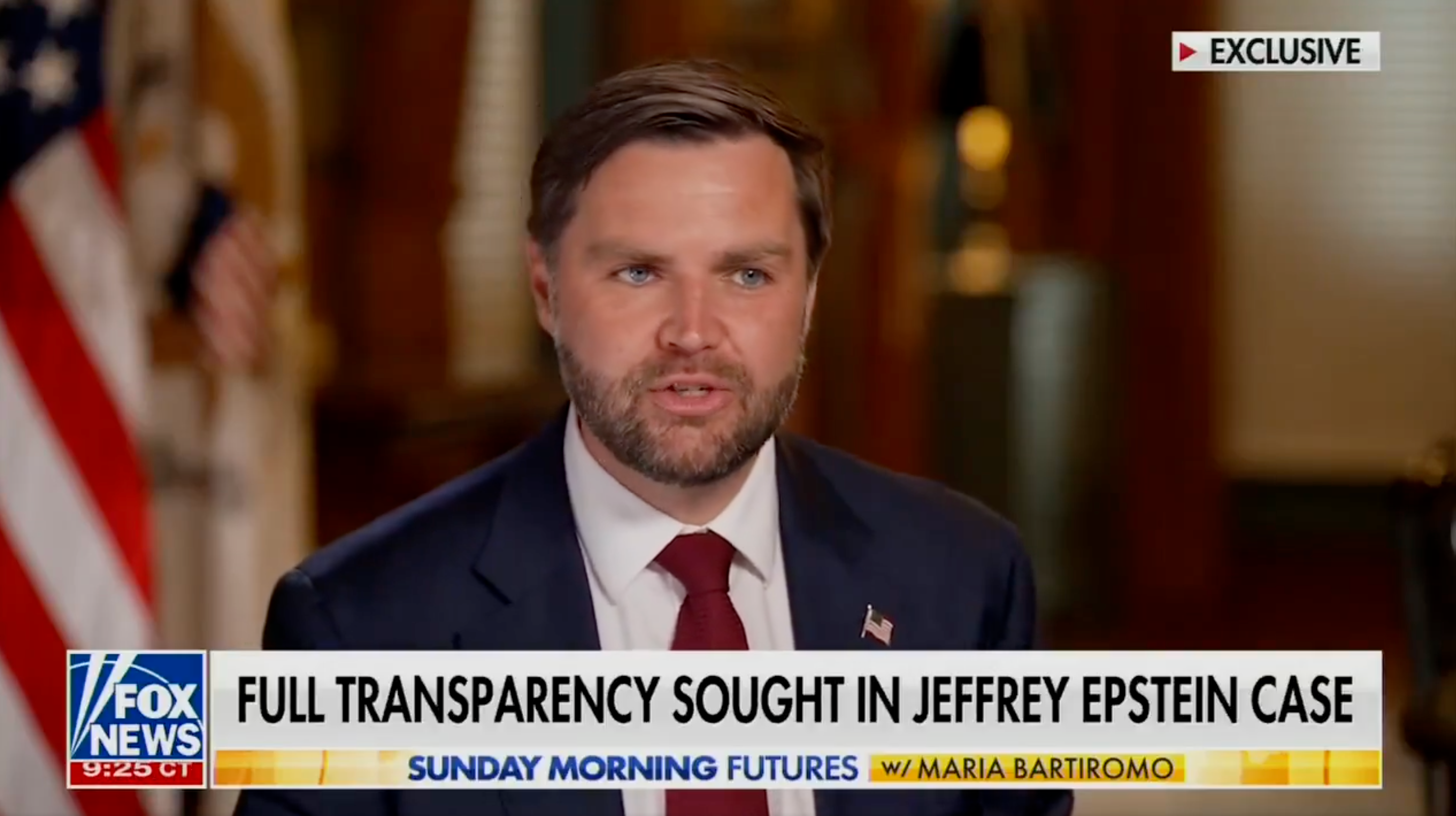 JD Vance unwittingly sparks new wave of calls to release the Epstein files in Fox interview