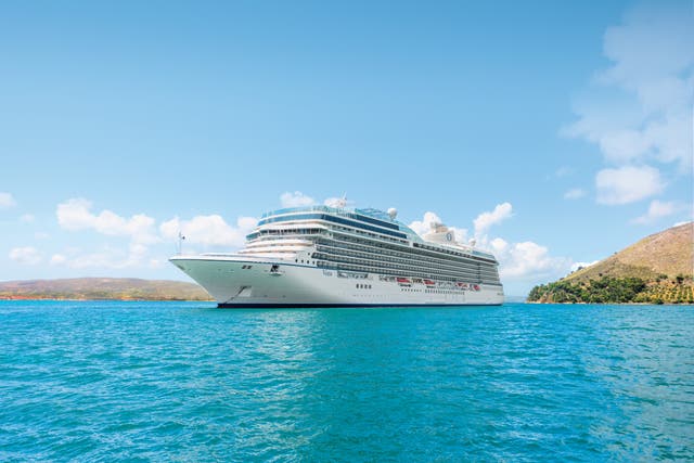 <p>The journey will take place on the 1,200-guest Oceania Vista ship</p>