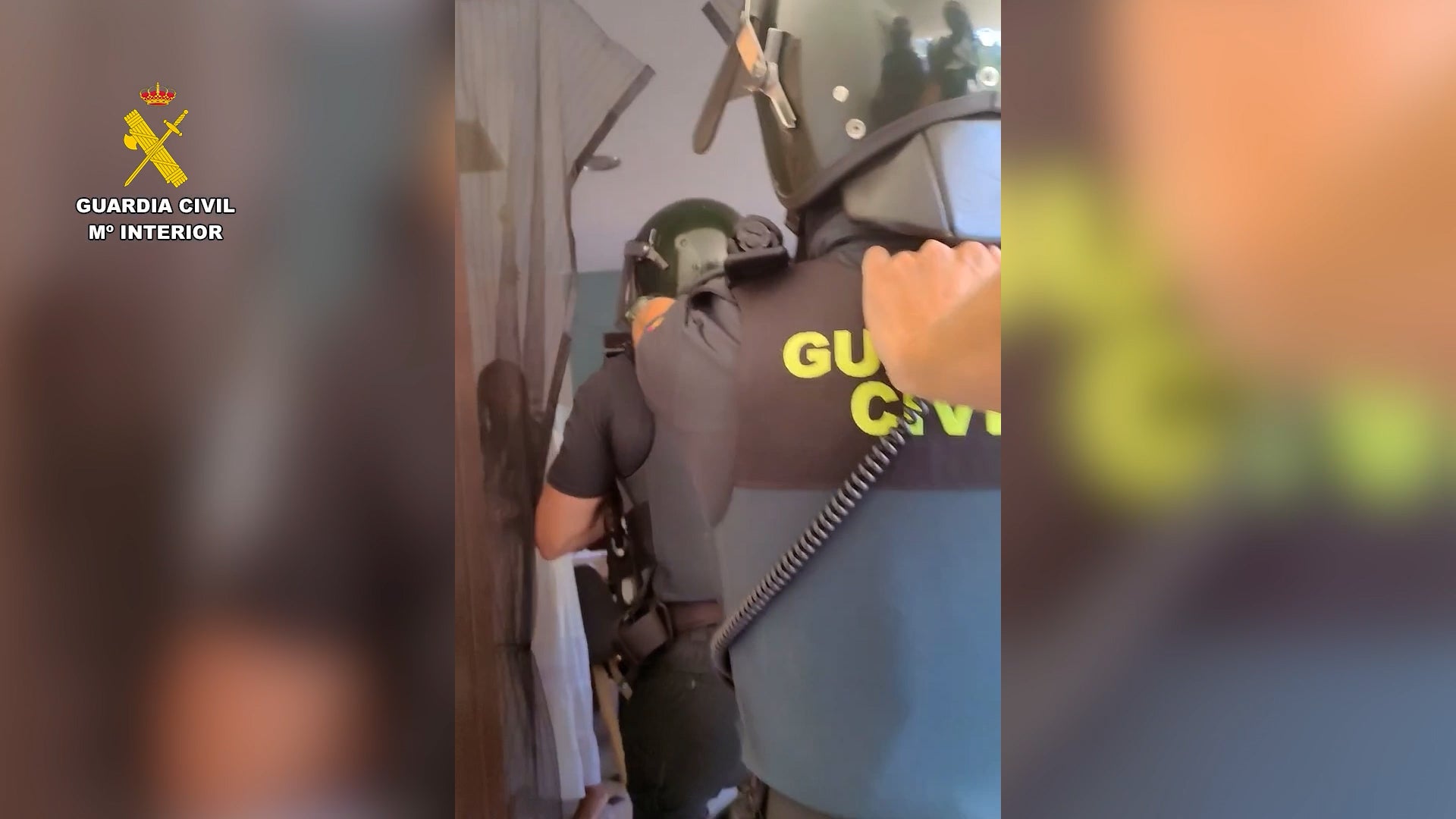 Police raided the property following a complaint from a victim