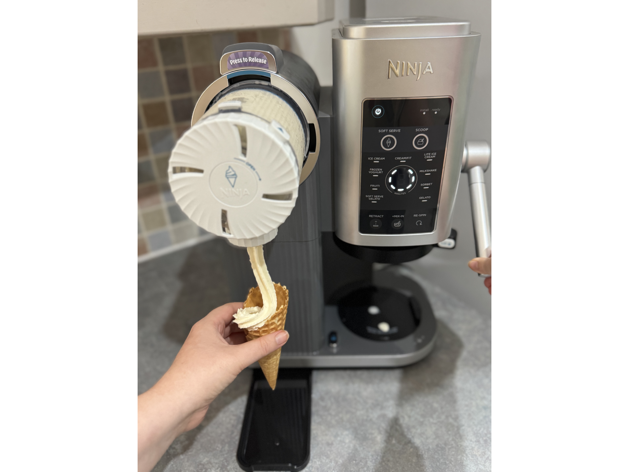 It took a few minutes to get used to the swirl function, but was a lot of fun