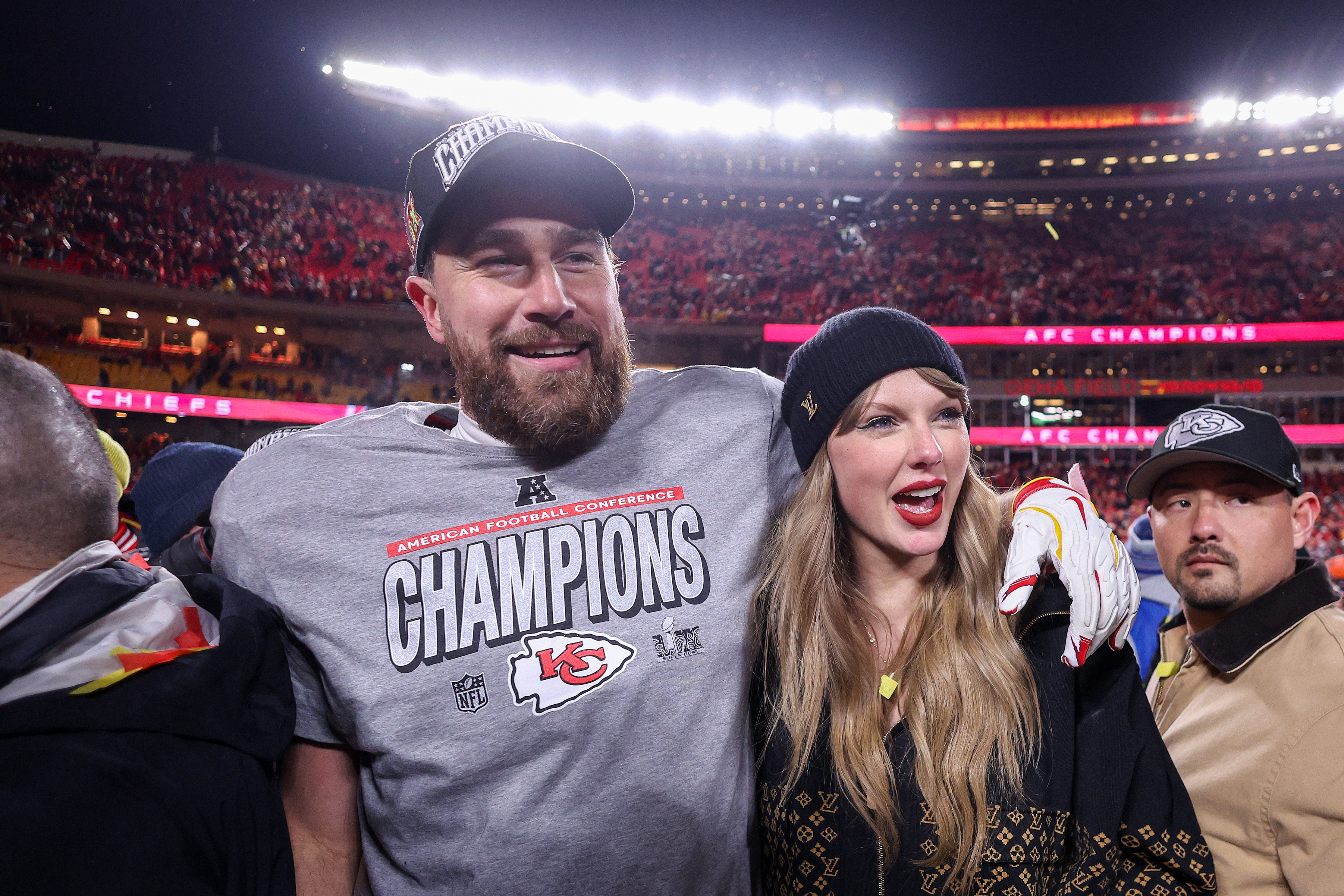 Travis Kelce and Taylor Swift have been dating since the summer of 2023. He has now spoken extensively about their relationship and how when they are together they are just ‘regular people.’