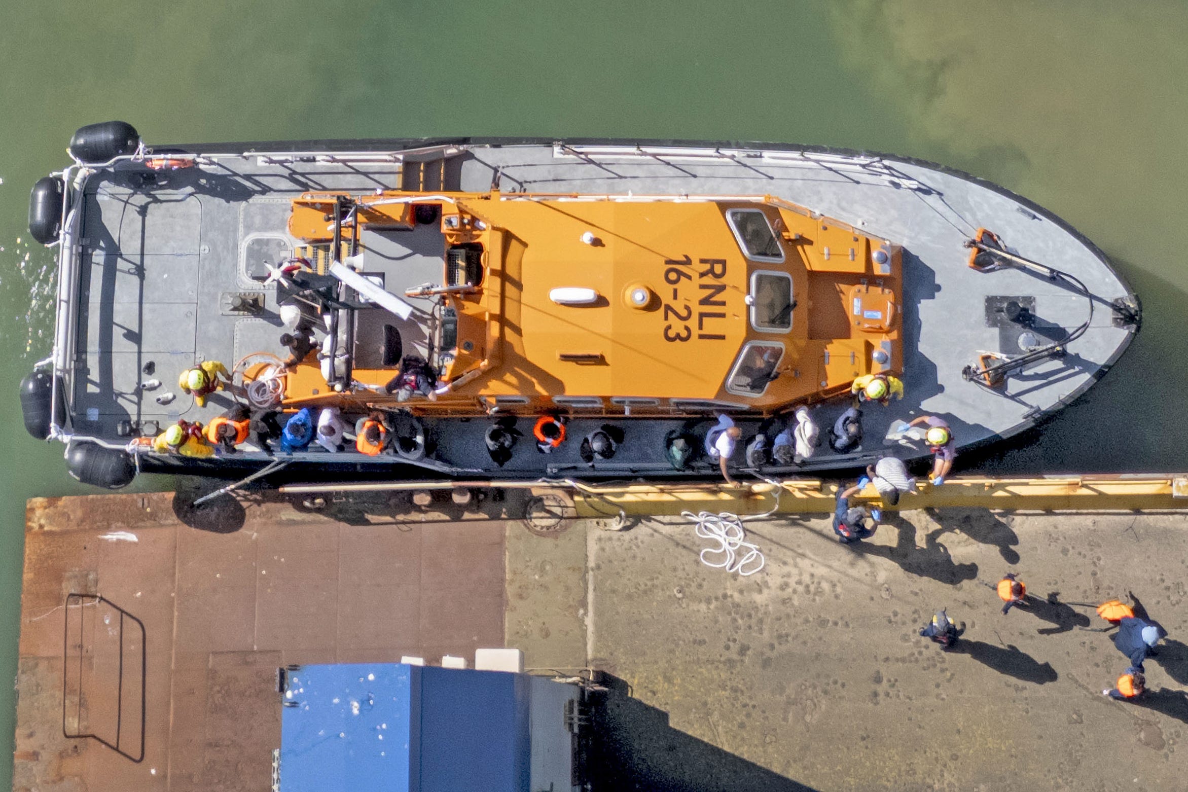 A total of 50,271 migrants have arrived in the UK after crossing the English Channel since Labour won the 2024 general election (Gareth Fuller/PA)