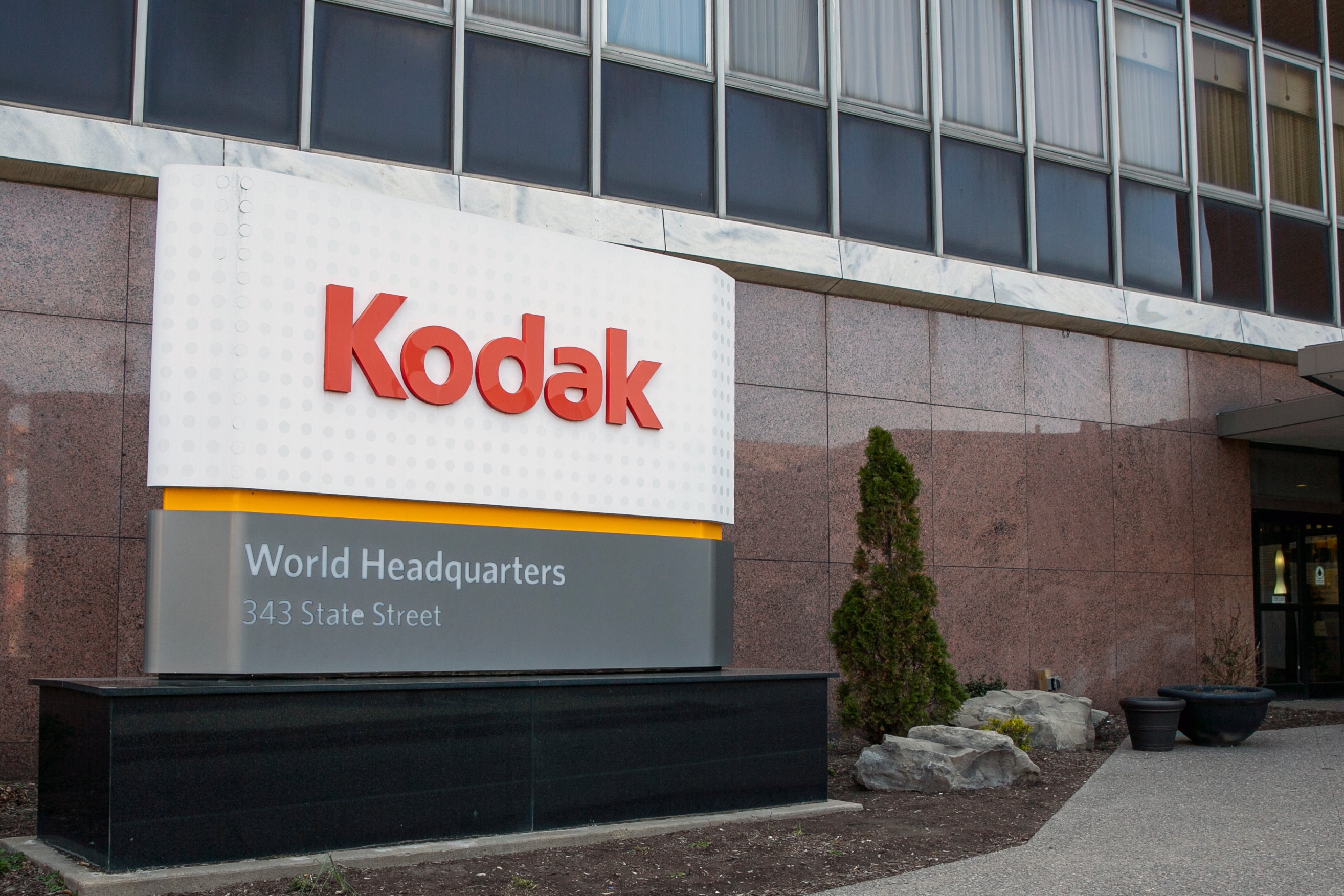 Shares of Kodak slid more than 13 per cent in early trading on Tuesday