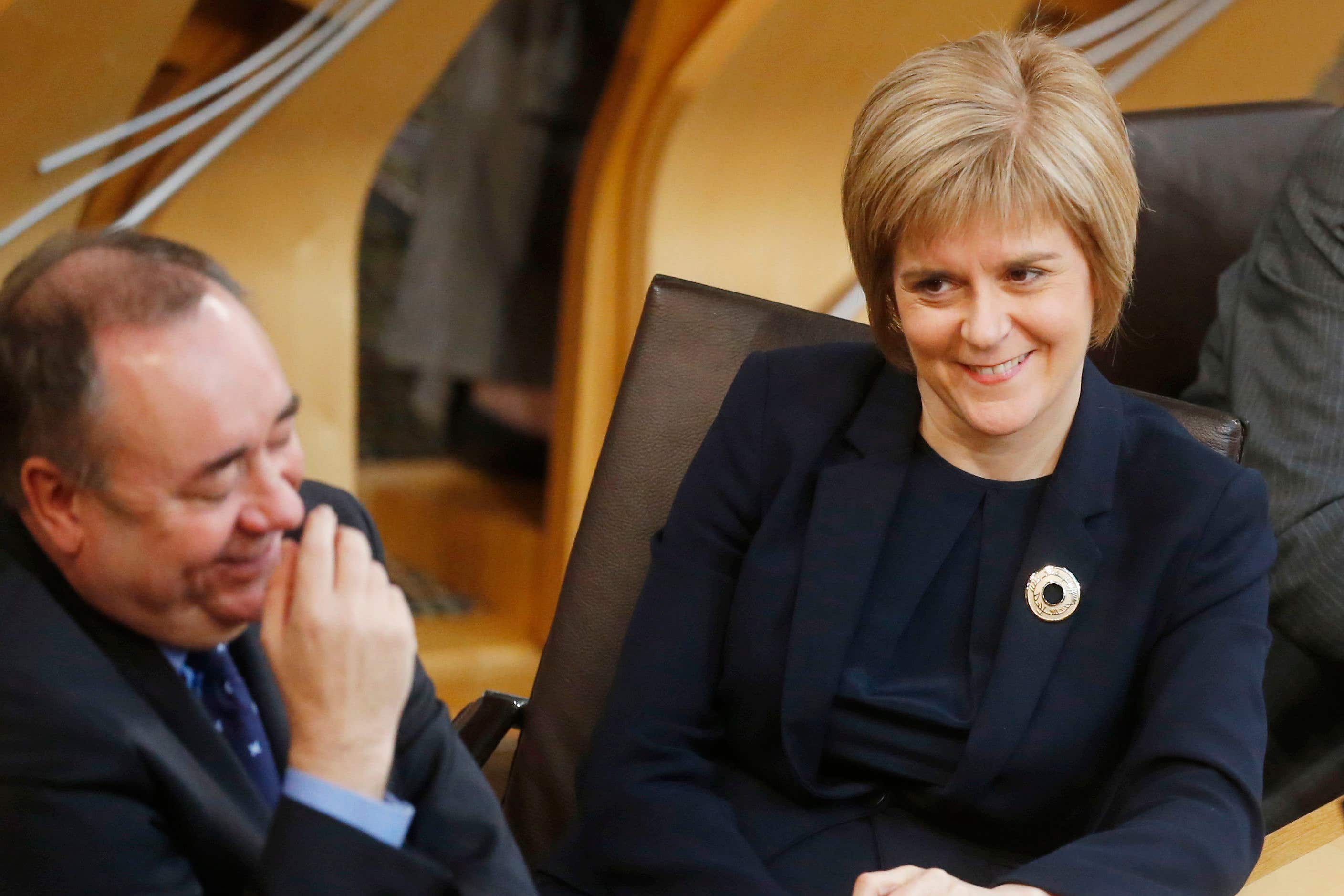 Alex Salmond and Nicola Sturgeon fell out following the sexual misconduct claims that were made against him (Danny Lawson/PA)
