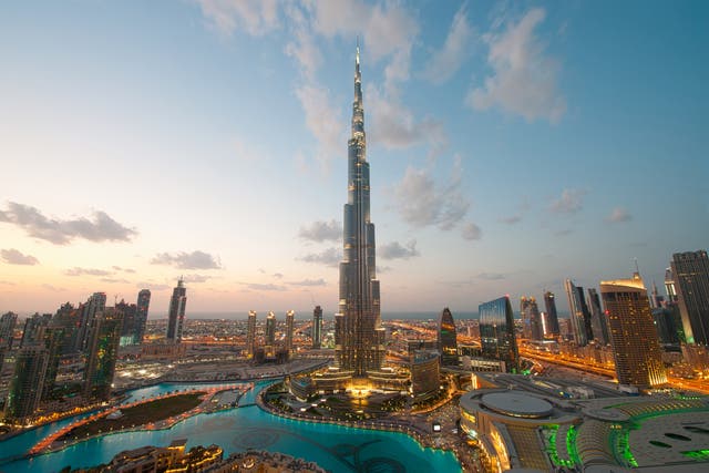 <p>The 828m high Burj Khalifa skyscraper is one of Dubai’s great drawcards</p>