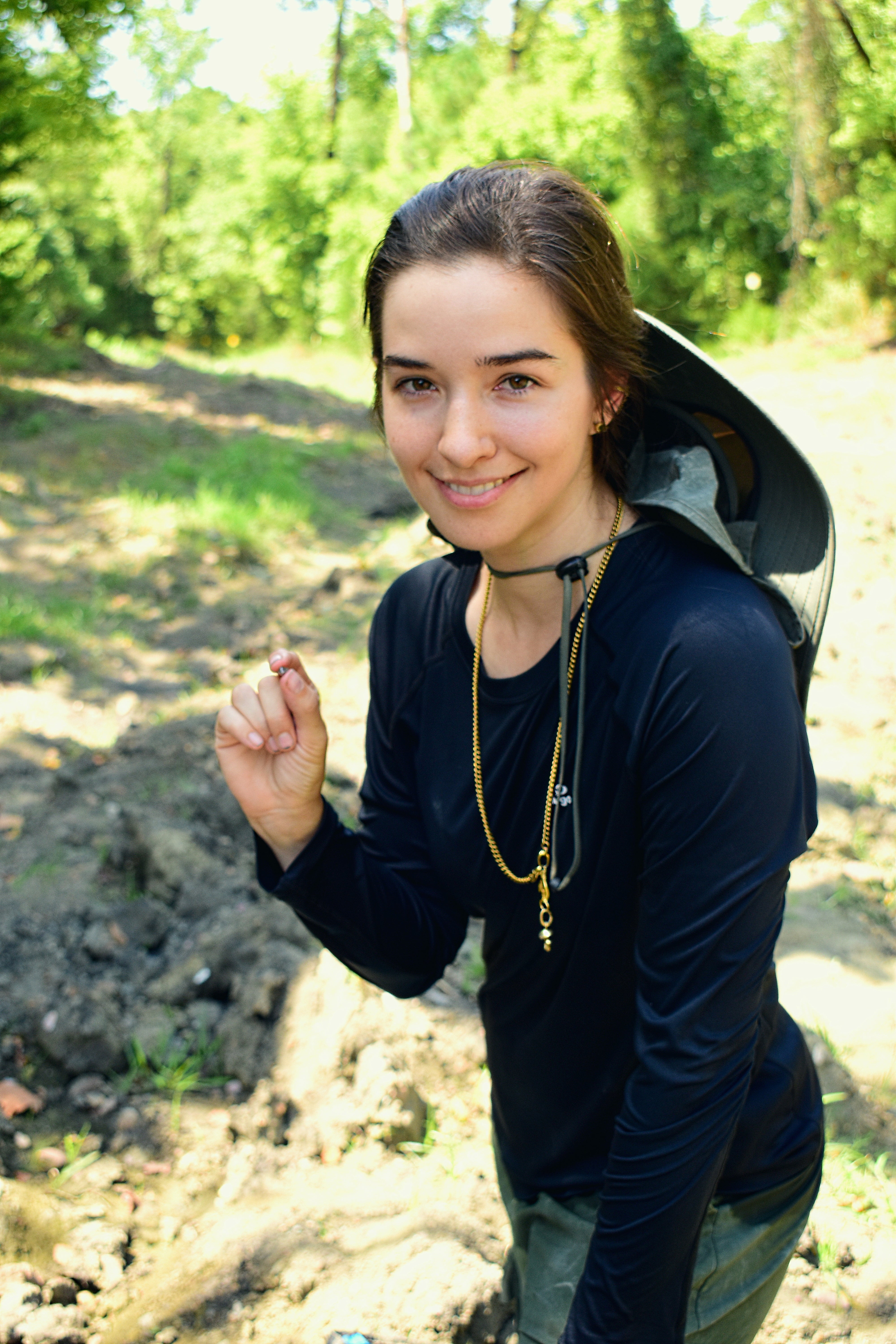 Micherre Fox of Manhattan saw what she thought was a spiderweb in an Arkansas park and decided to kick it, discovering an estimated $27,000 diamond in the process