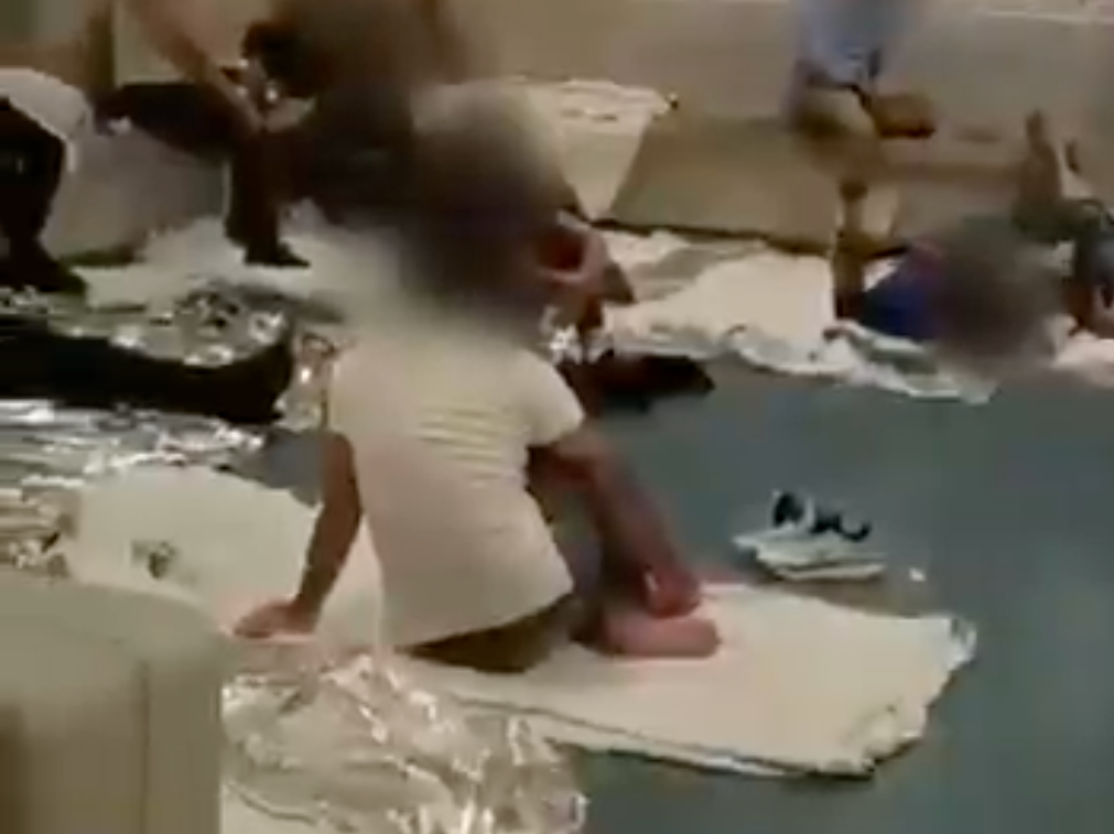 Clandestinely recorded video captured the inside of a makeshift immigrant detention facility at a federal building in downtown Manhattan at the center of a lawsuit