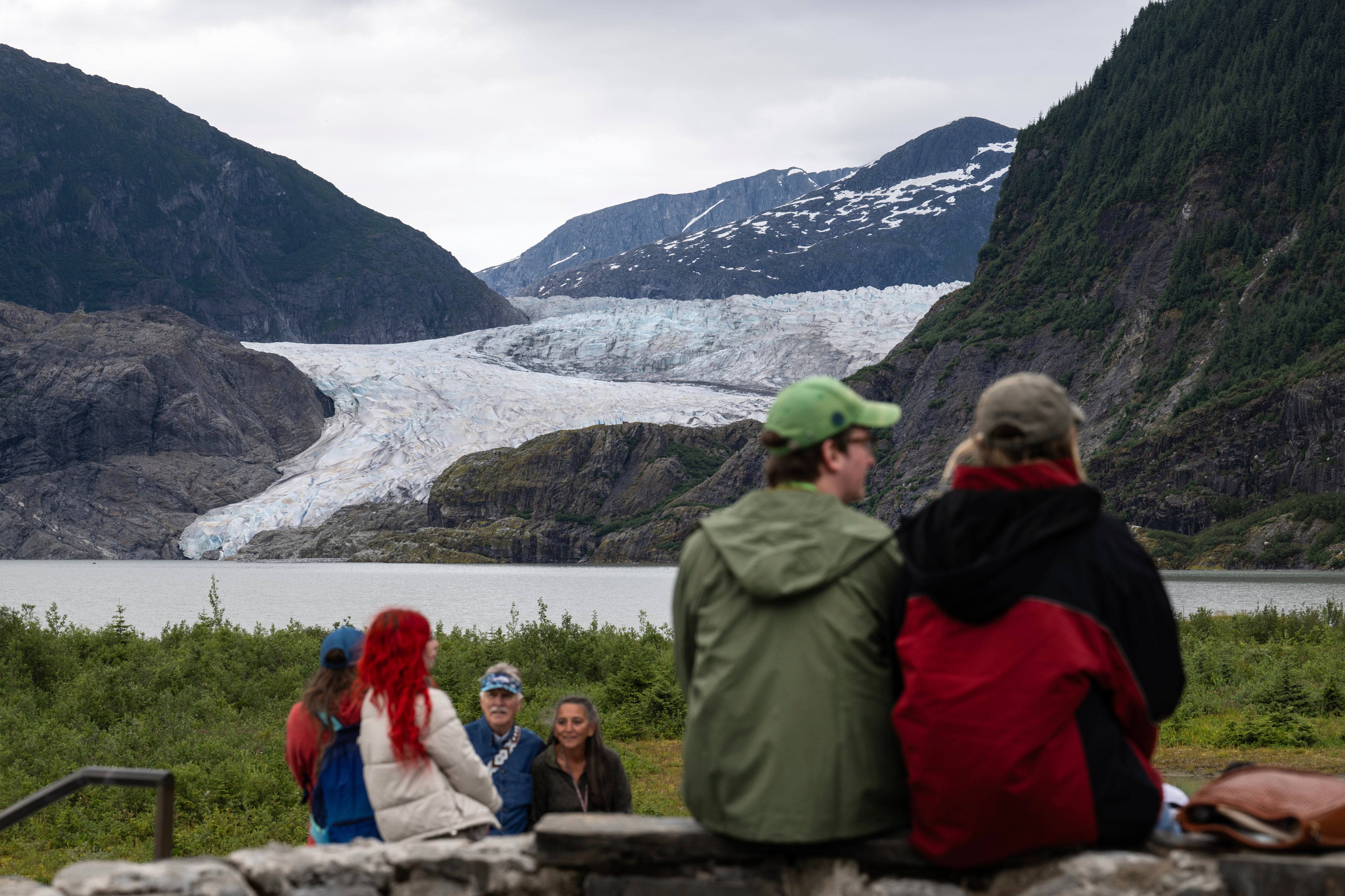 Hundreds of residents in Alaska’s capital of Juneau have been urged to evacuate over an imminent glacial flood threat