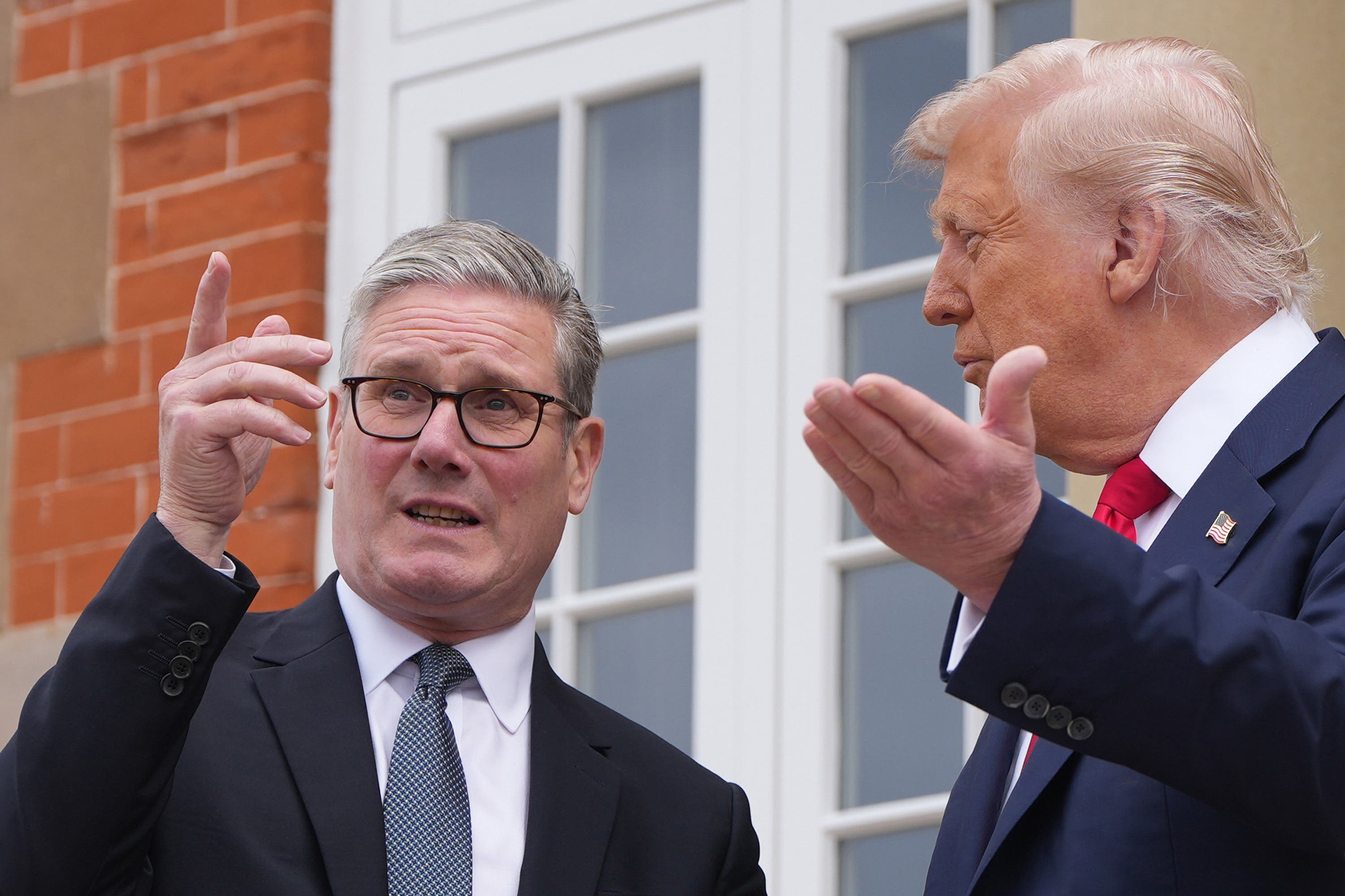 Sir Keir Starmer will hold talks with Donald Trump (Chris Furlong/ PA credit)