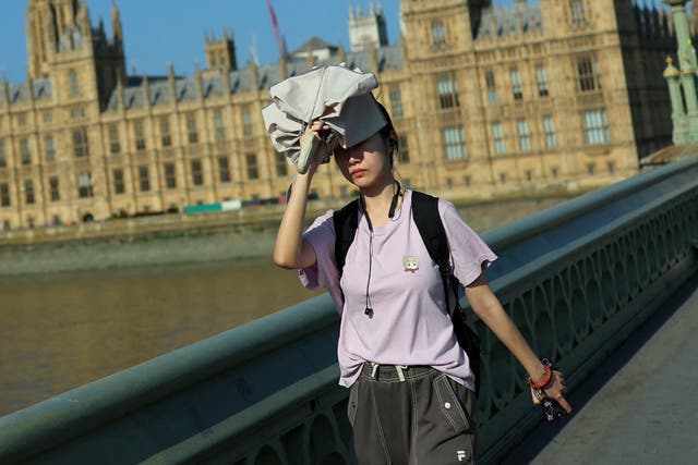 <p>Temperatures could reach as high as 34C in parts of the country today as the fourth heatwave of the summer continues</p>