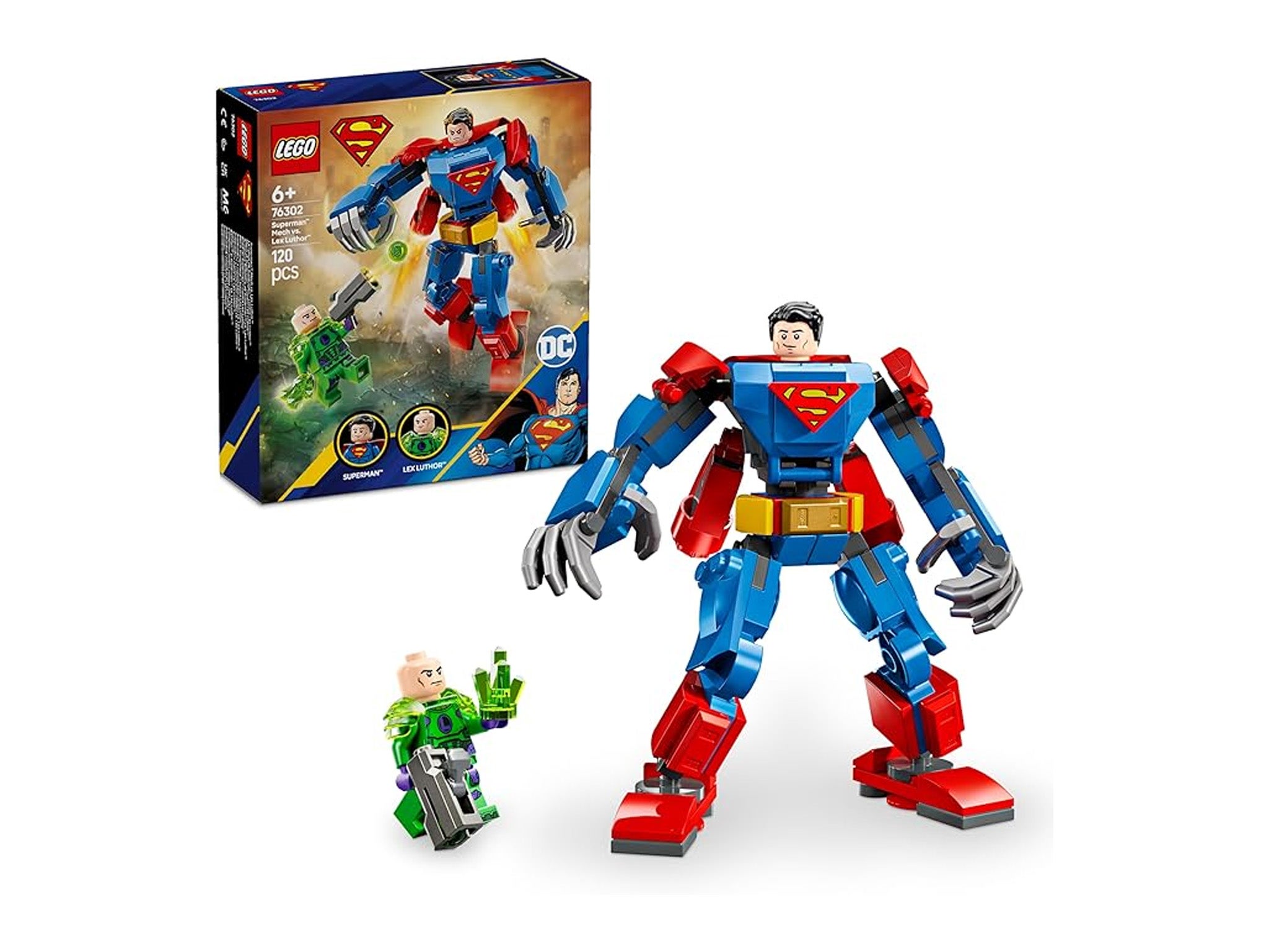 Lego DC Superman Mech vs Lex Luthor